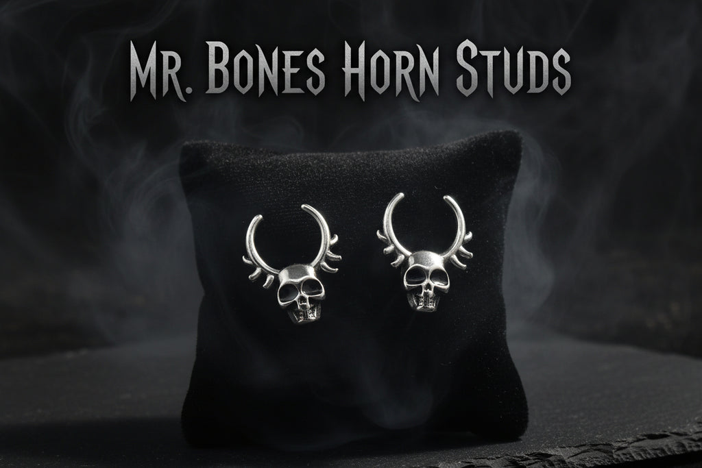 MR BONES HORN STUDS