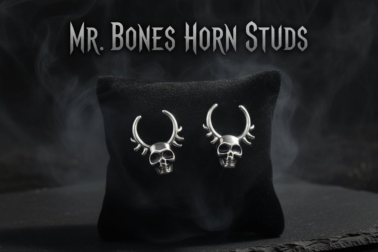 MR BONES HORN STUDS