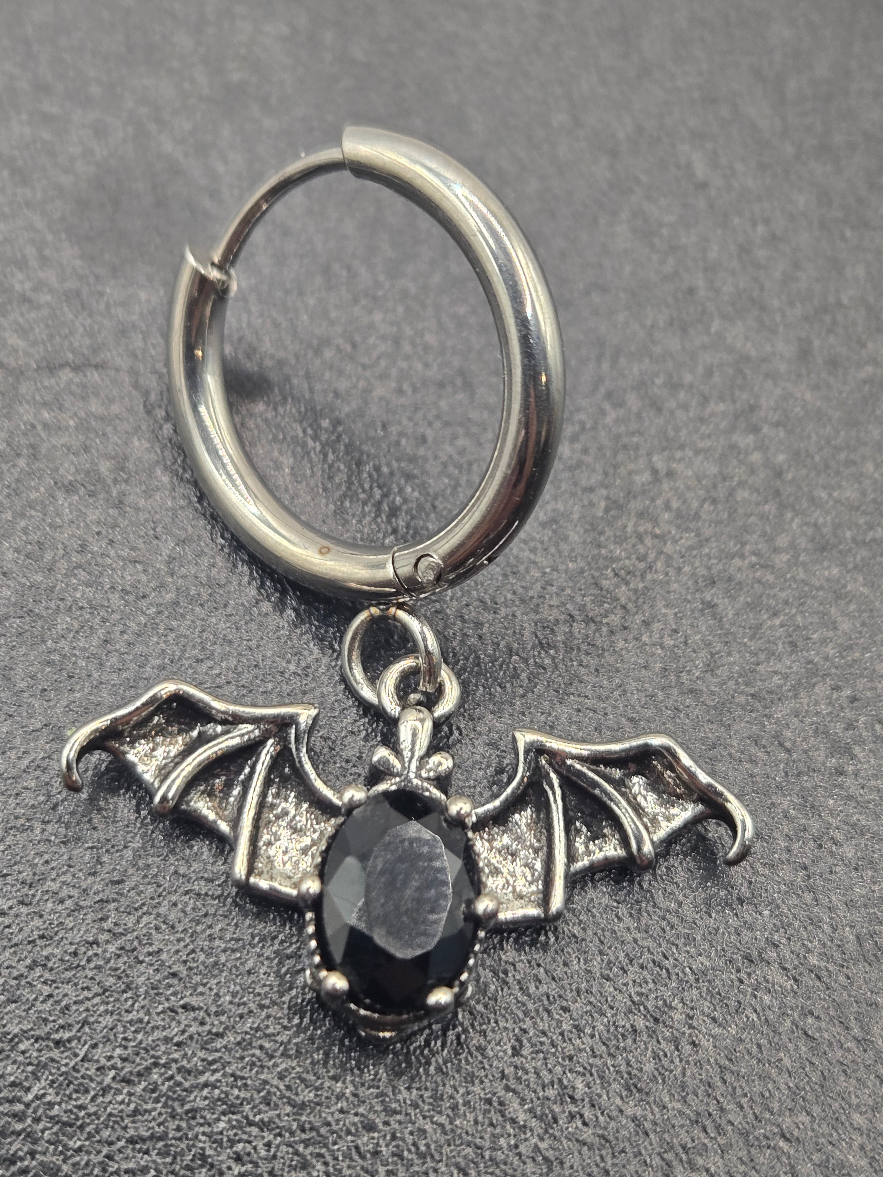 MR BAT GEM HUGGIE EARRINGS