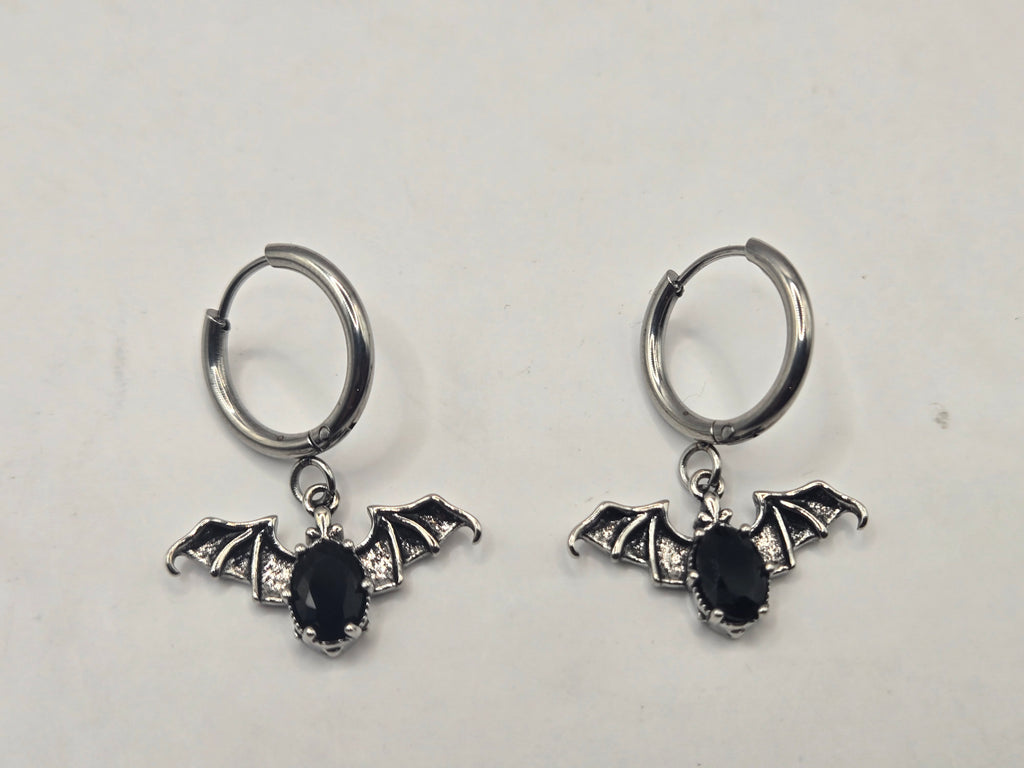 MR BAT GEM HUGGIE EARRINGS