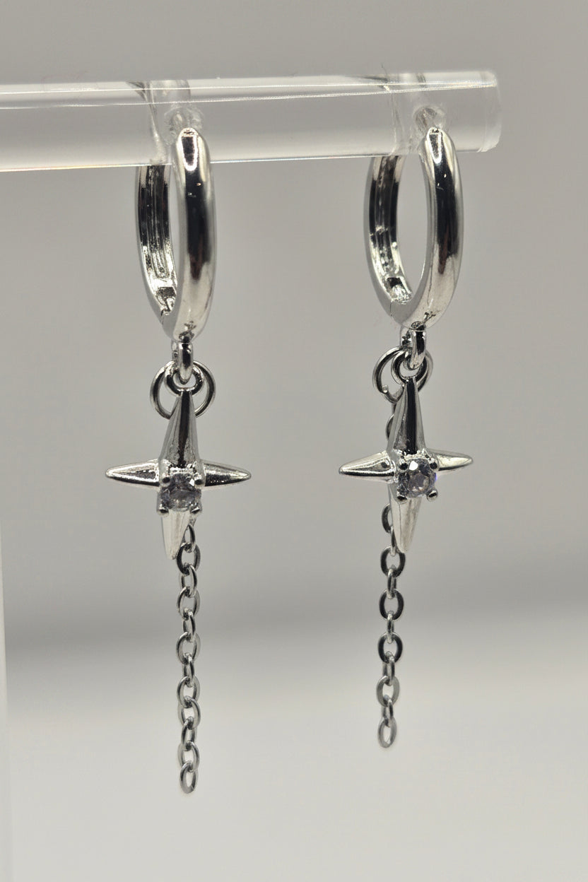 STAR HUGGIE EARRINGS