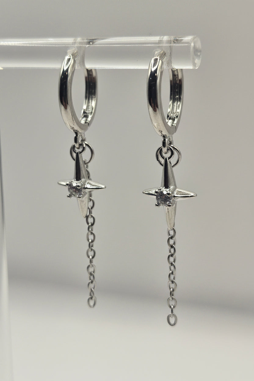 STAR HUGGIE EARRINGS