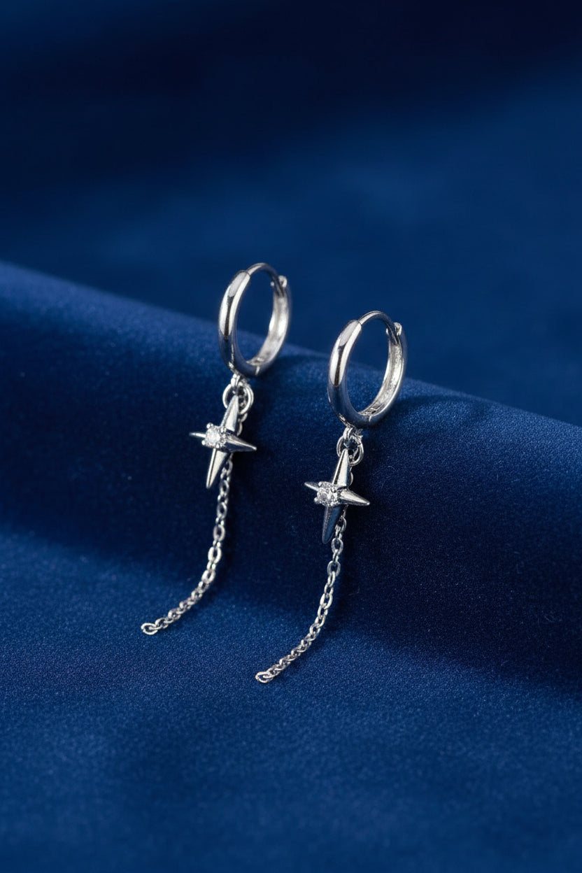 STAR HUGGIE EARRINGS
