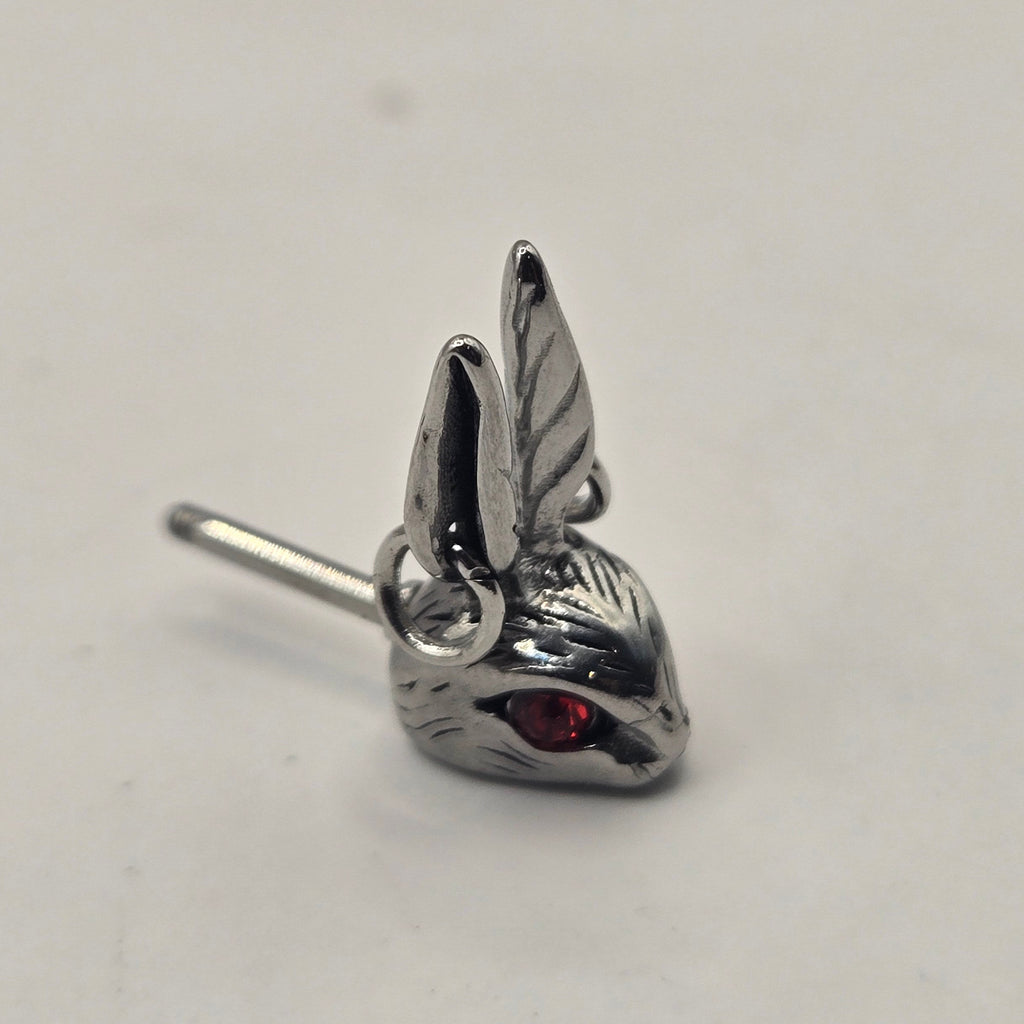 REBEL RABBIT STUD EARRINGS