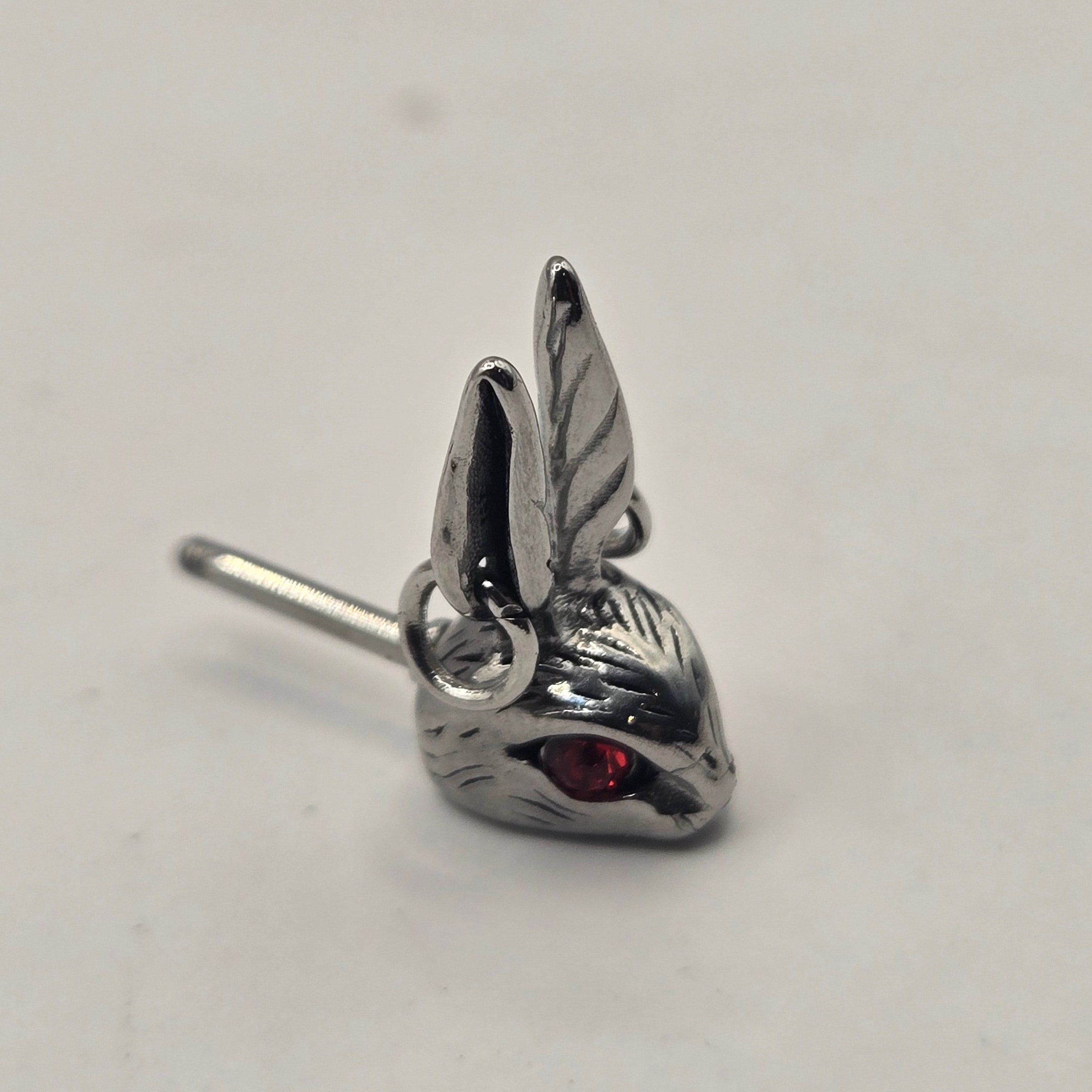 REBEL RABBIT STUD EARRINGS