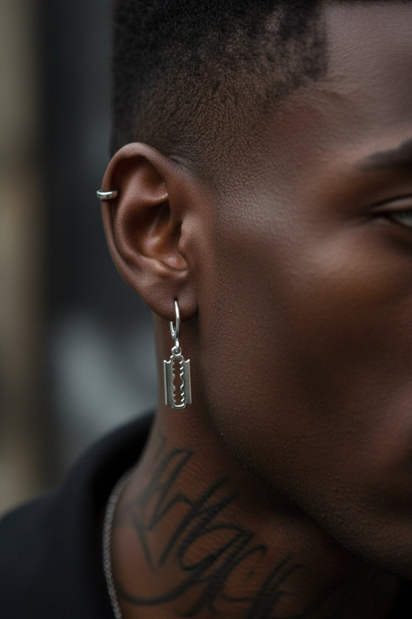 BLADE HUGGIE EARRINGS