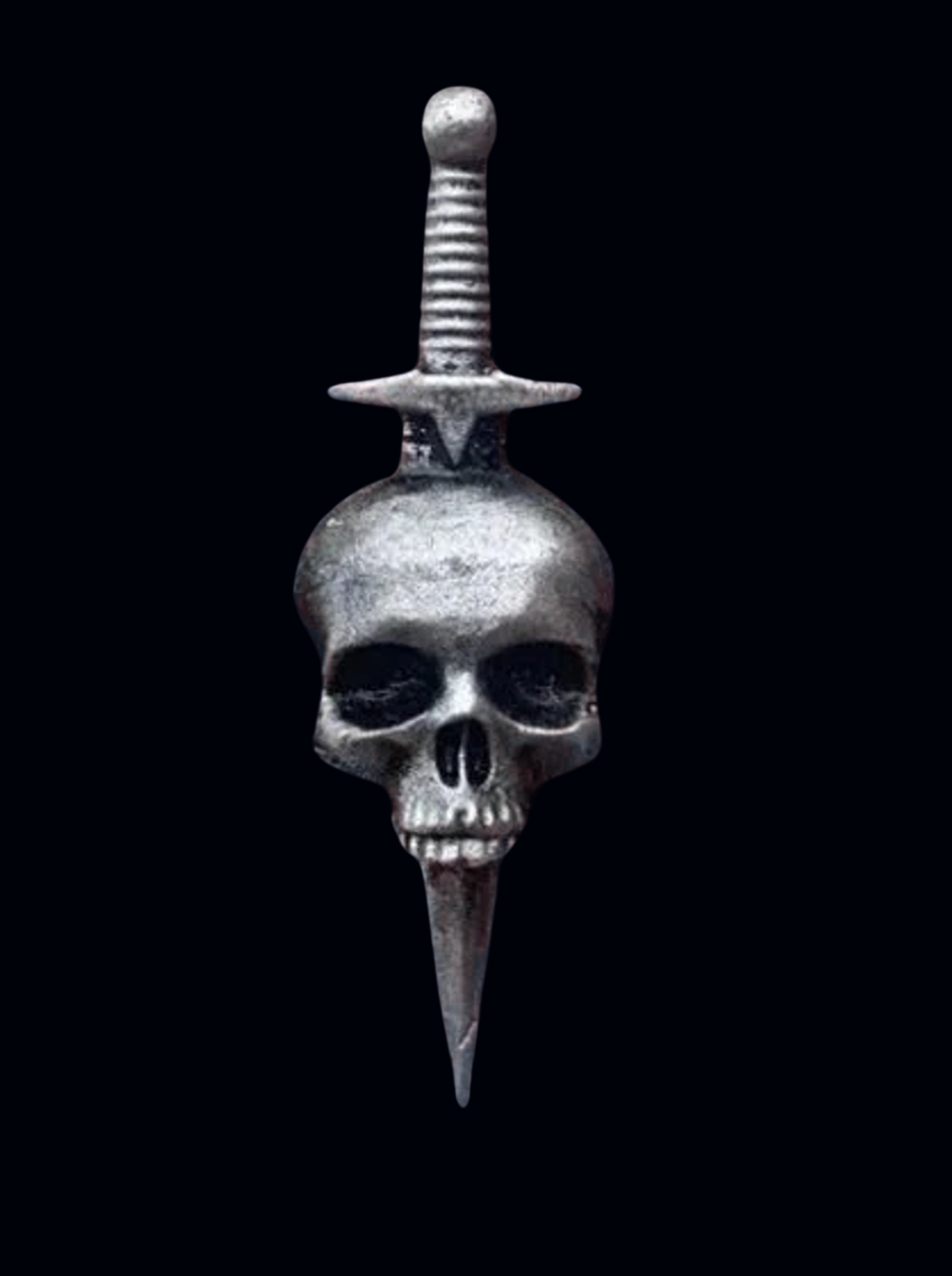 MR BONES & DAGGER BROOCH
