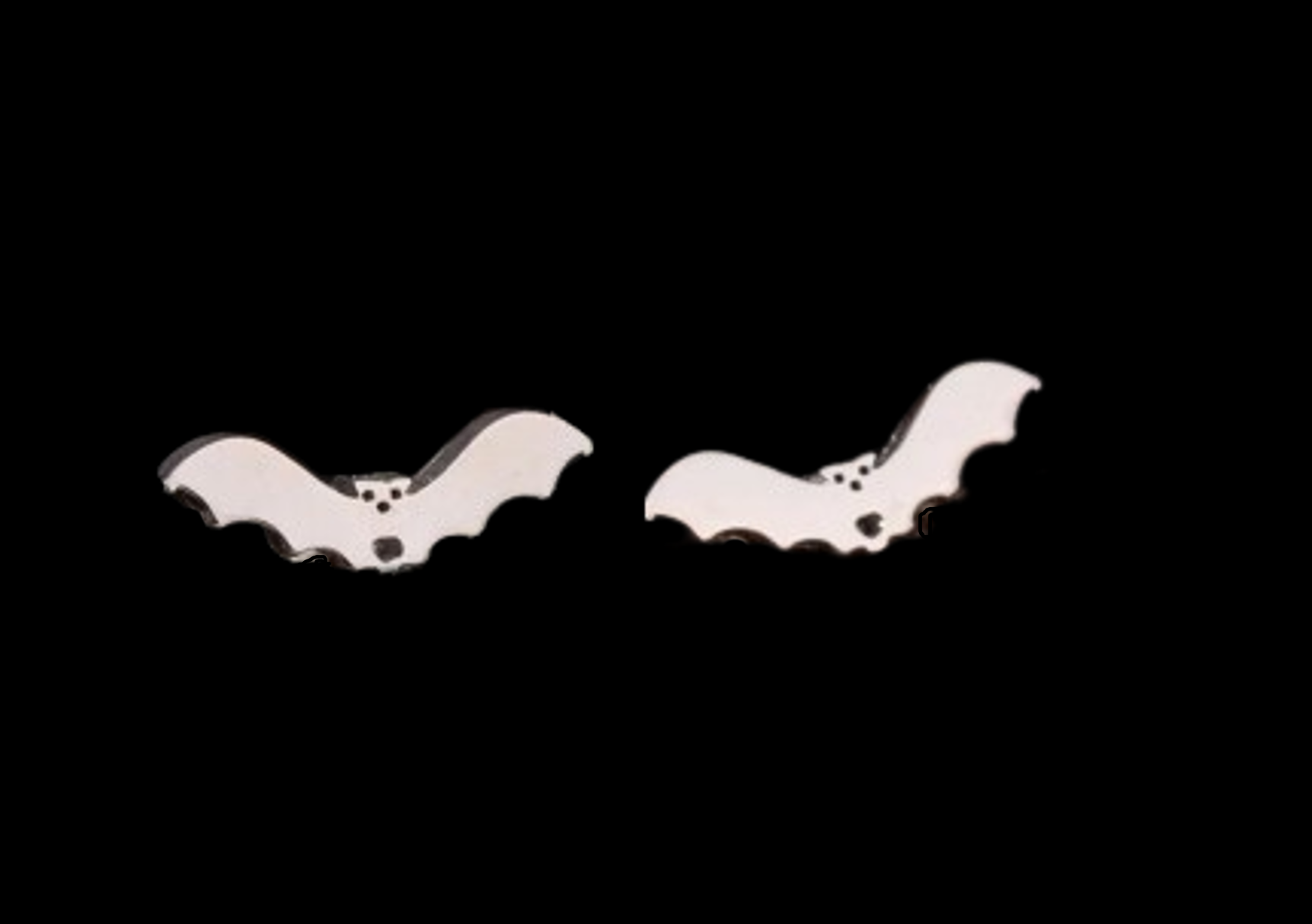 Mr. Bat Stud Earrings