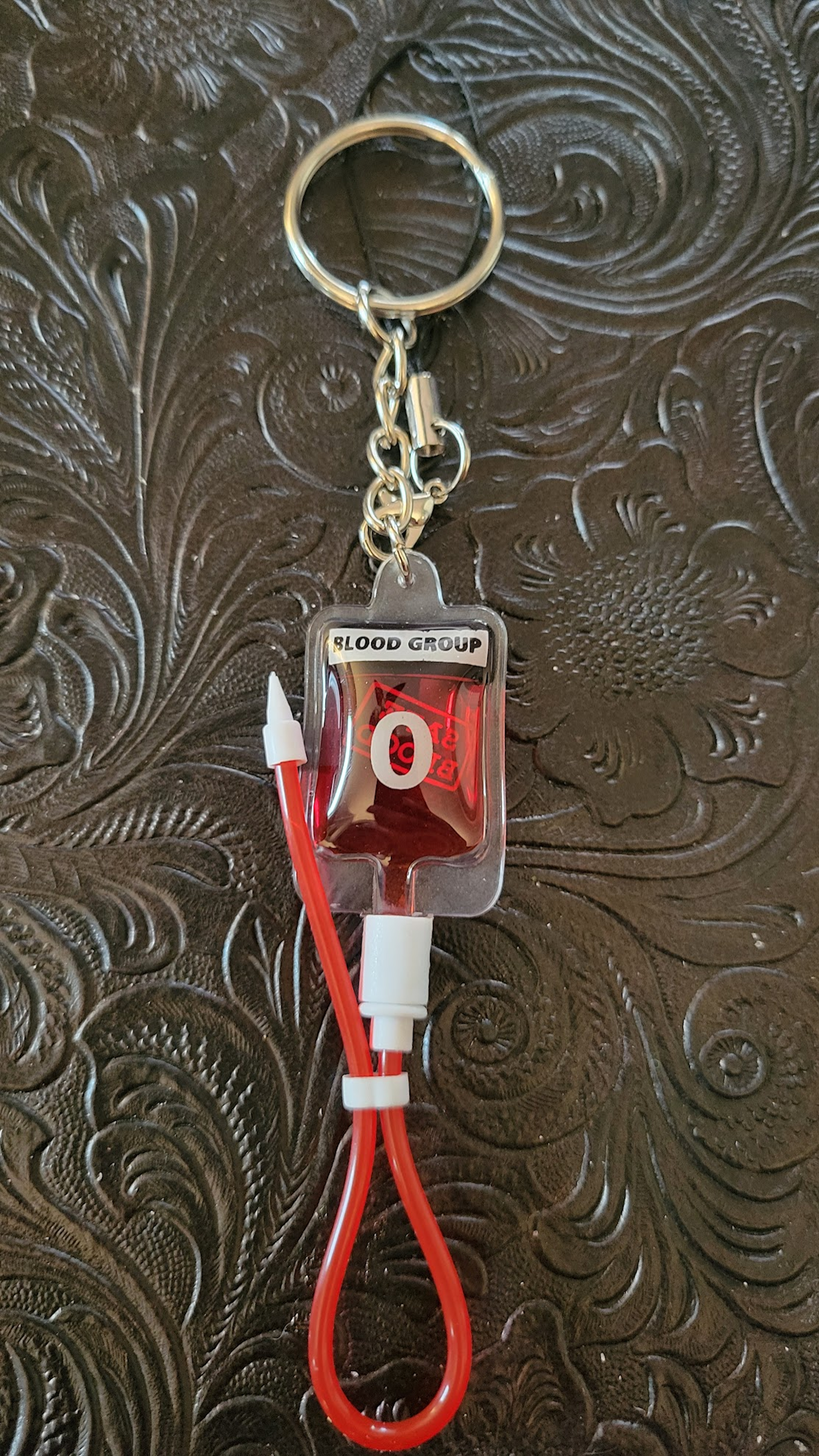 Blood Bag Key Chain