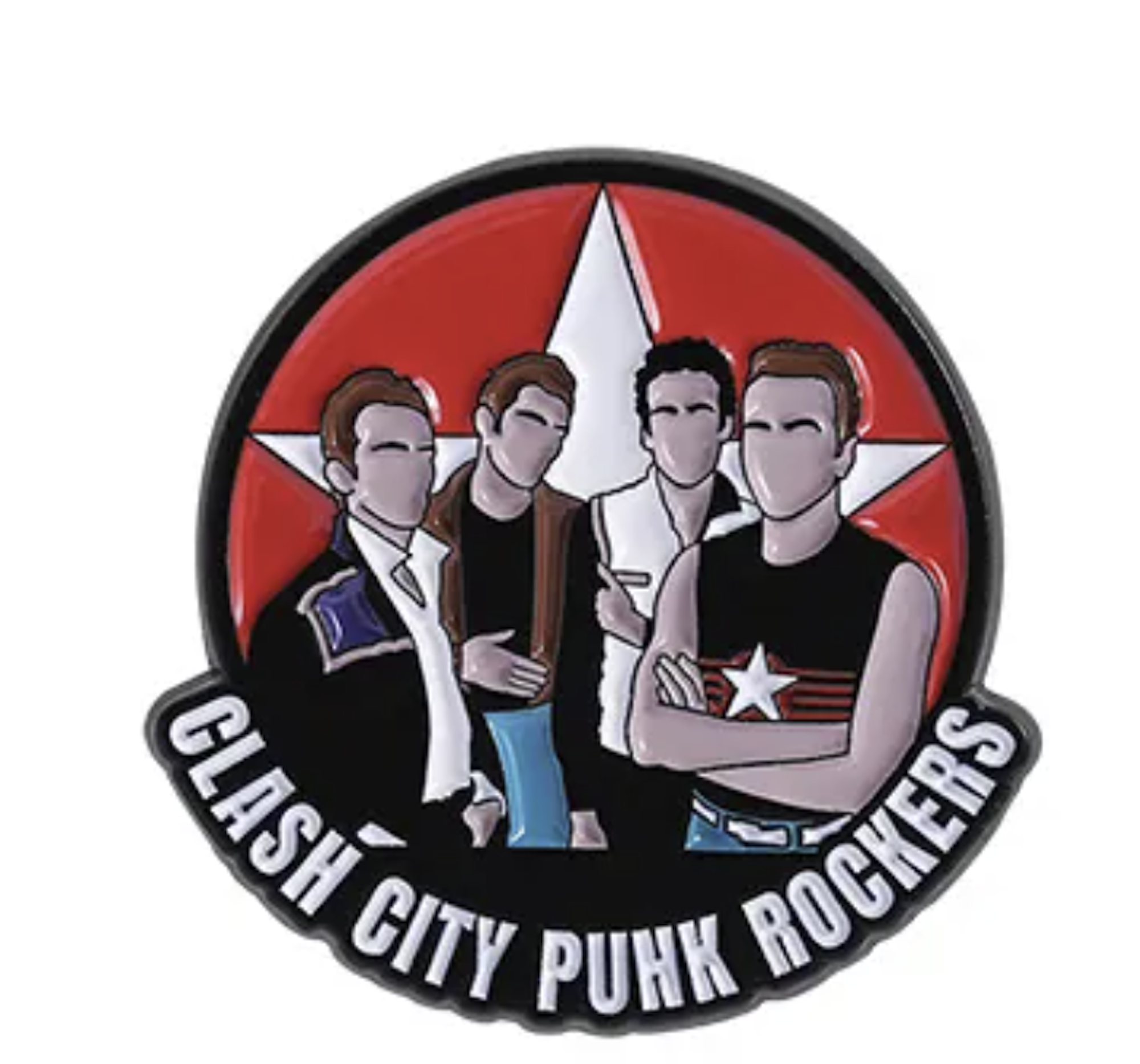THE CLASH LAPEL PIN