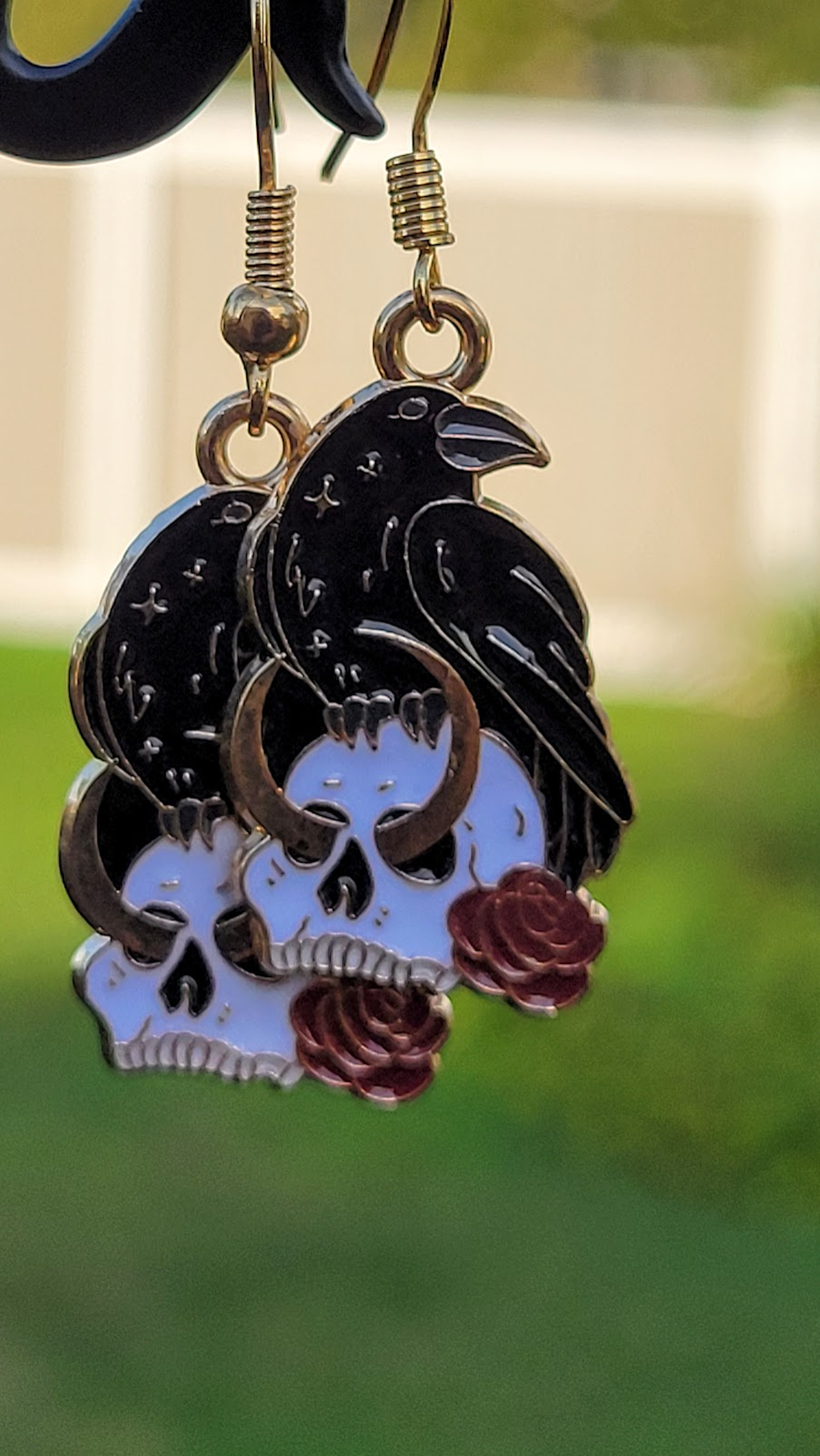 Mr. Corvus Dangle Earrings