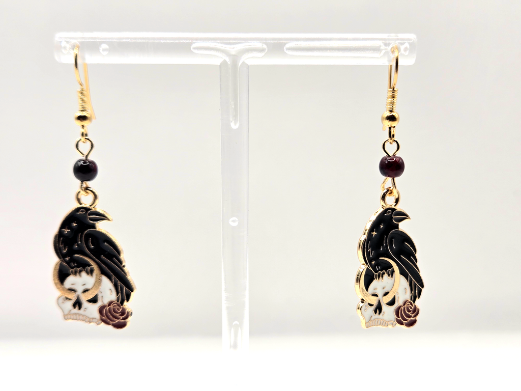 Mr. Corvus Dangle Earrings