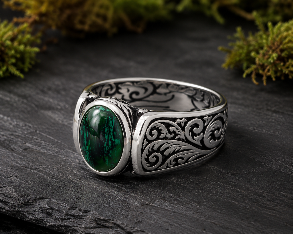MALACHITE FOREST RING