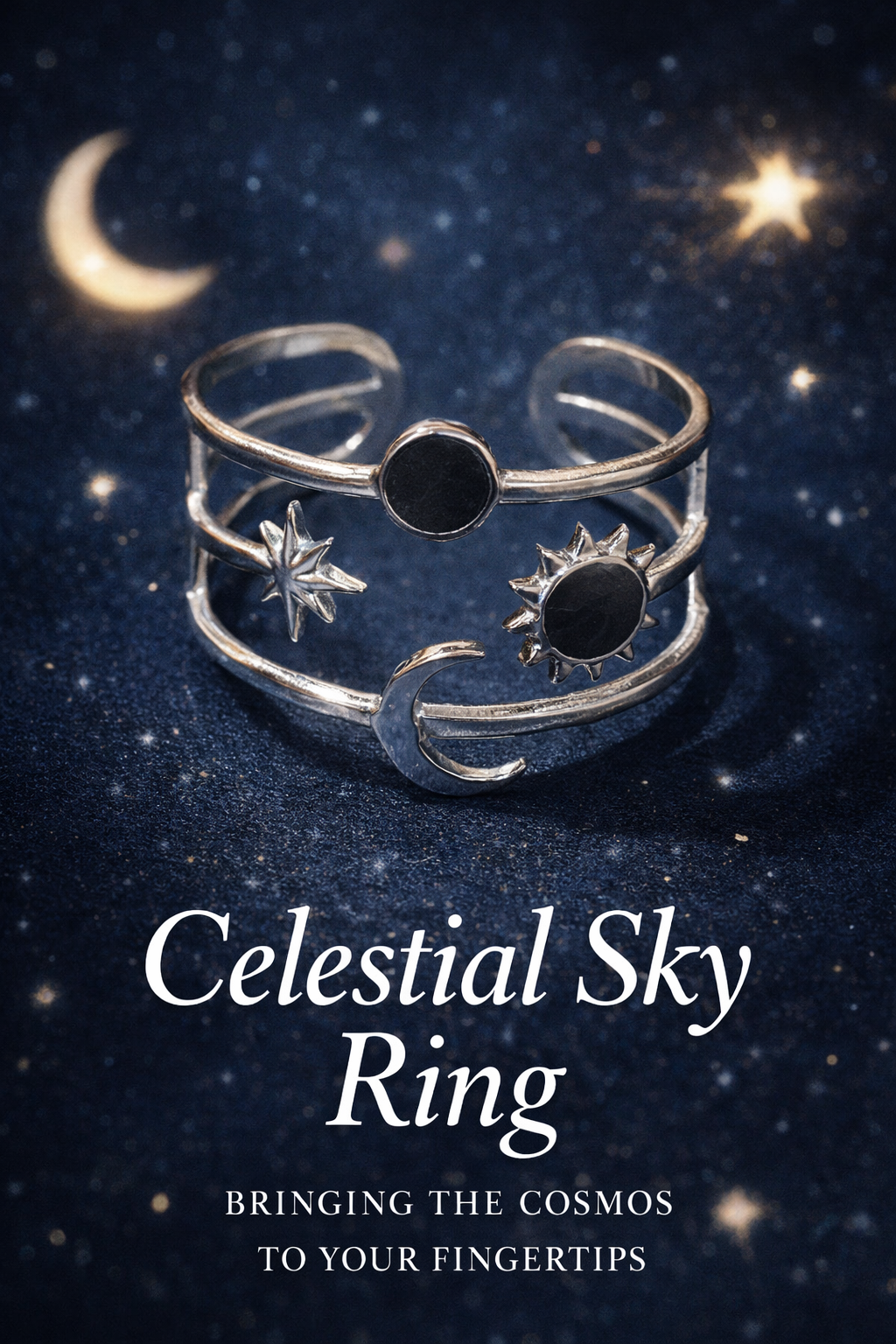 CELESTIAL SKY RING - OPEN SIZE