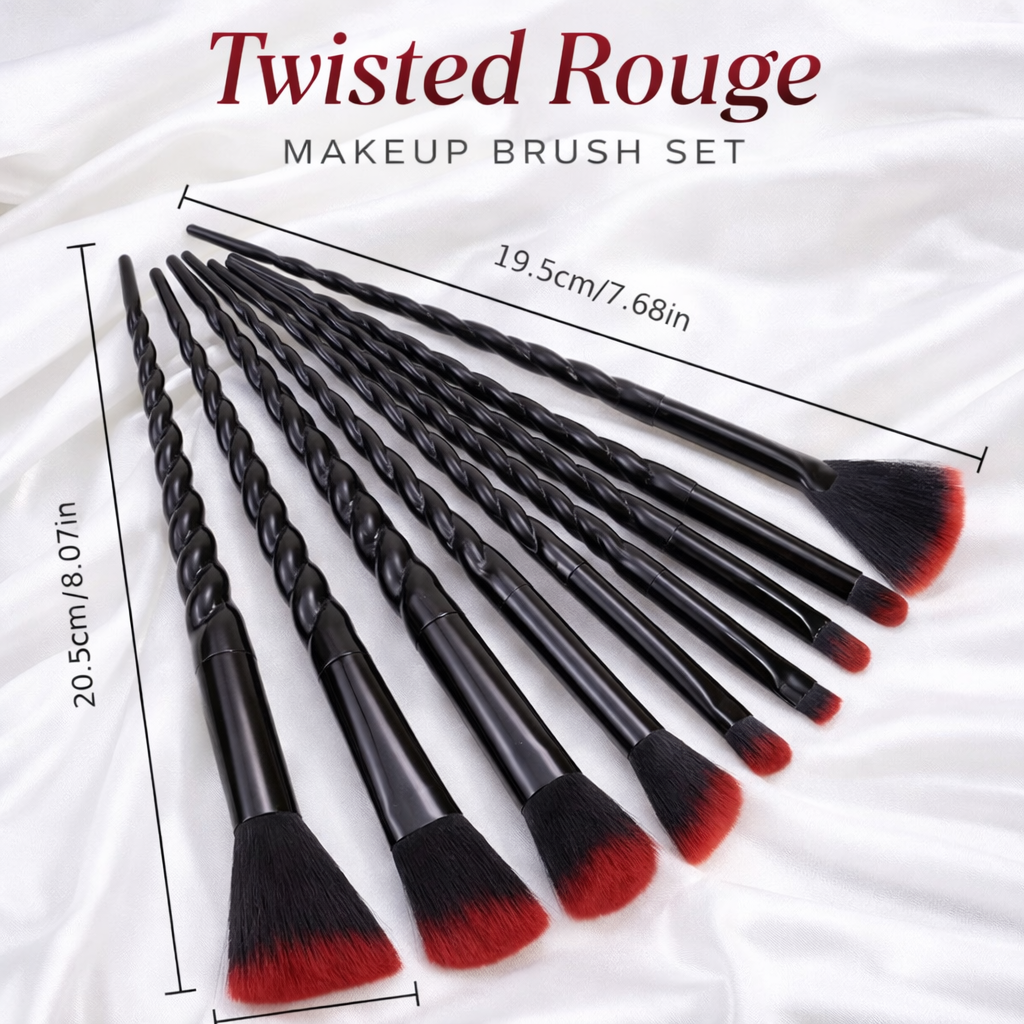 TWISTED ROUGE MAKEUP BRUSH SET