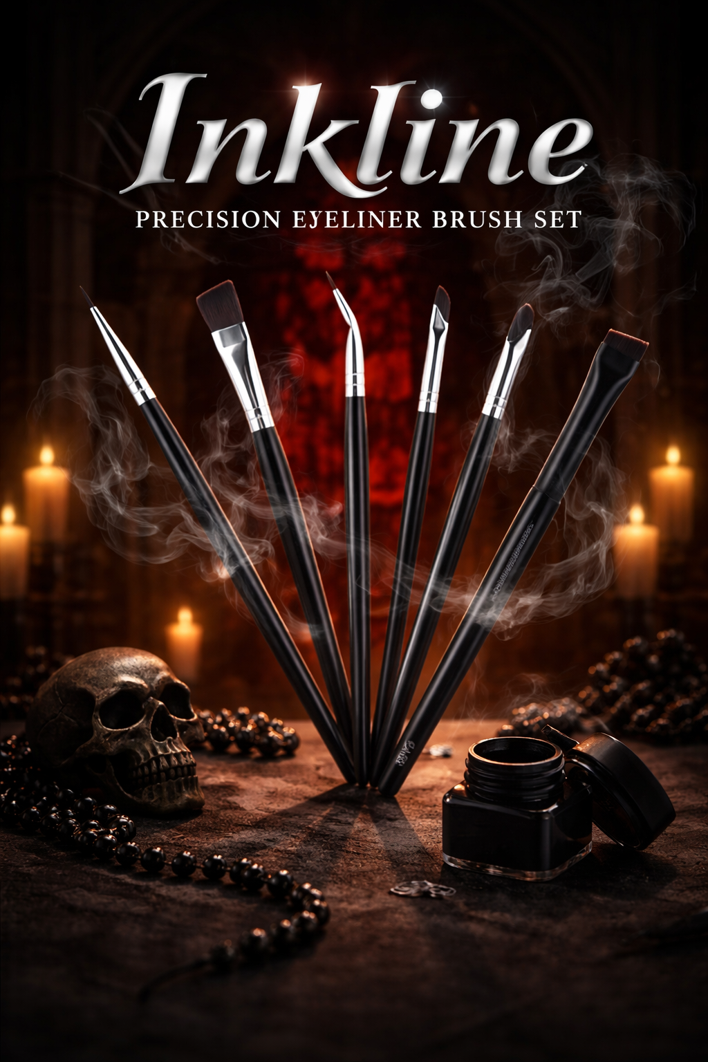 INKLINE  PRECISION EYELINER BRUSH KIT