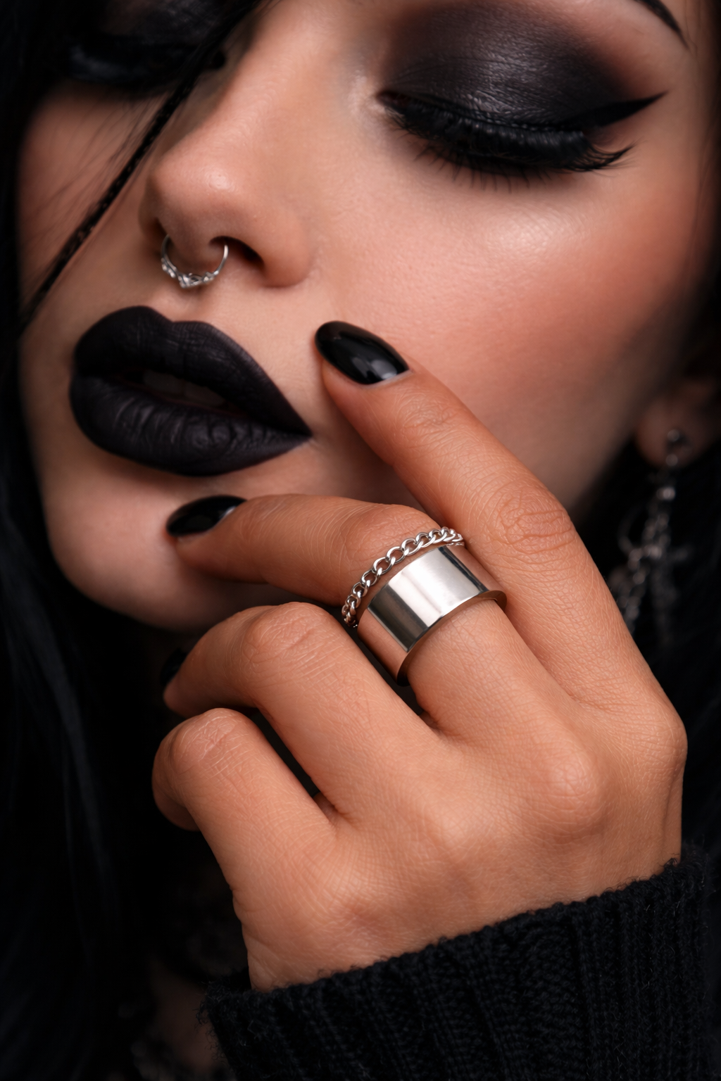 CHAIN BAND RING
