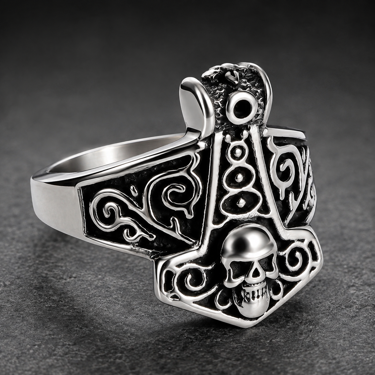 MJOLNIR SIGNET RING SZ 11