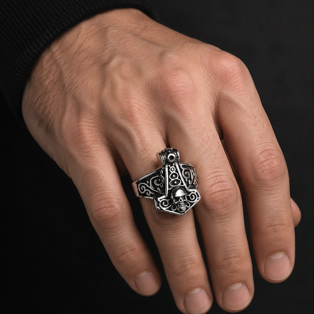 MJOLNIR SIGNET RING SZ 11