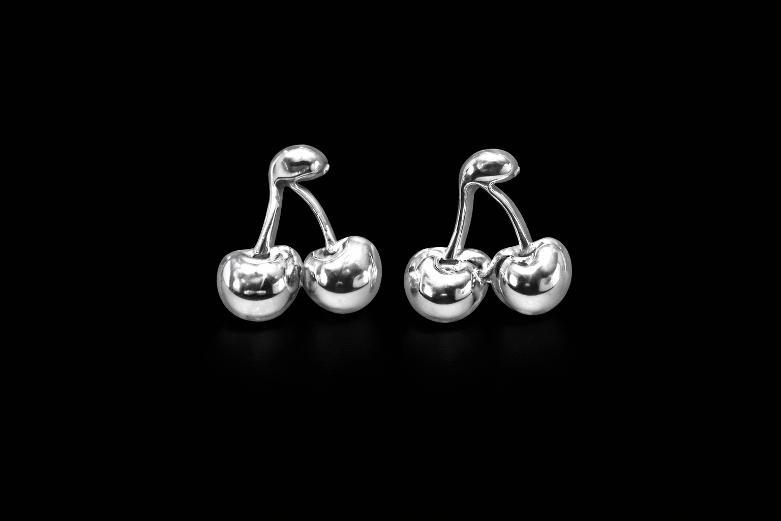 CHERRY BOMB STUDS EARRINGS