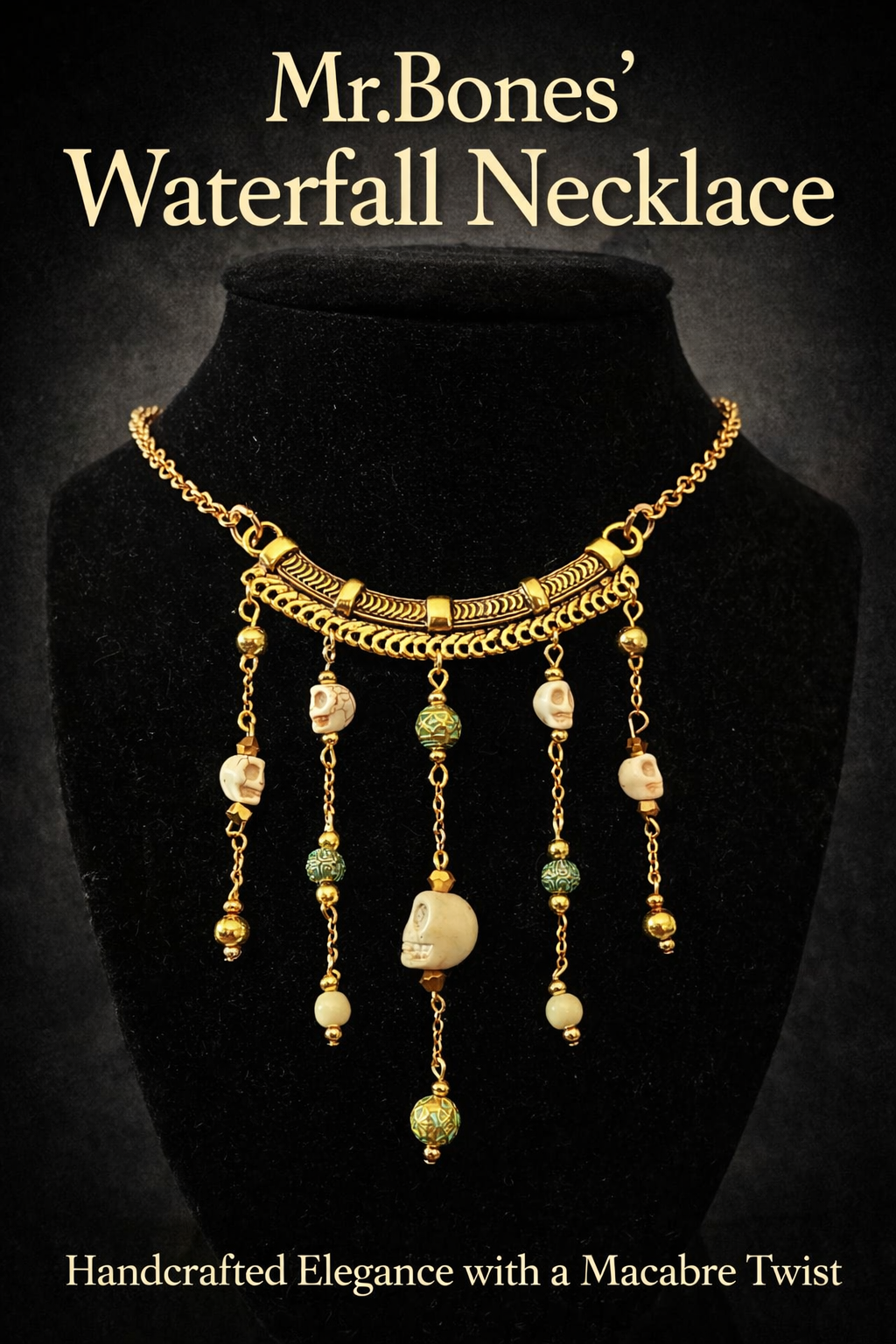 MR. BONES WATERFALL NECKLACE