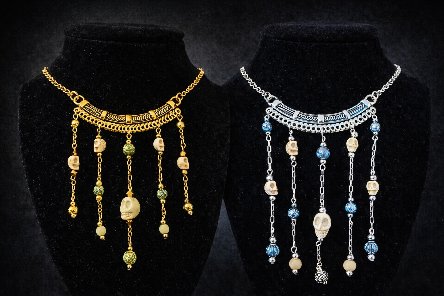 MR. BONES WATERFALL NECKLACE