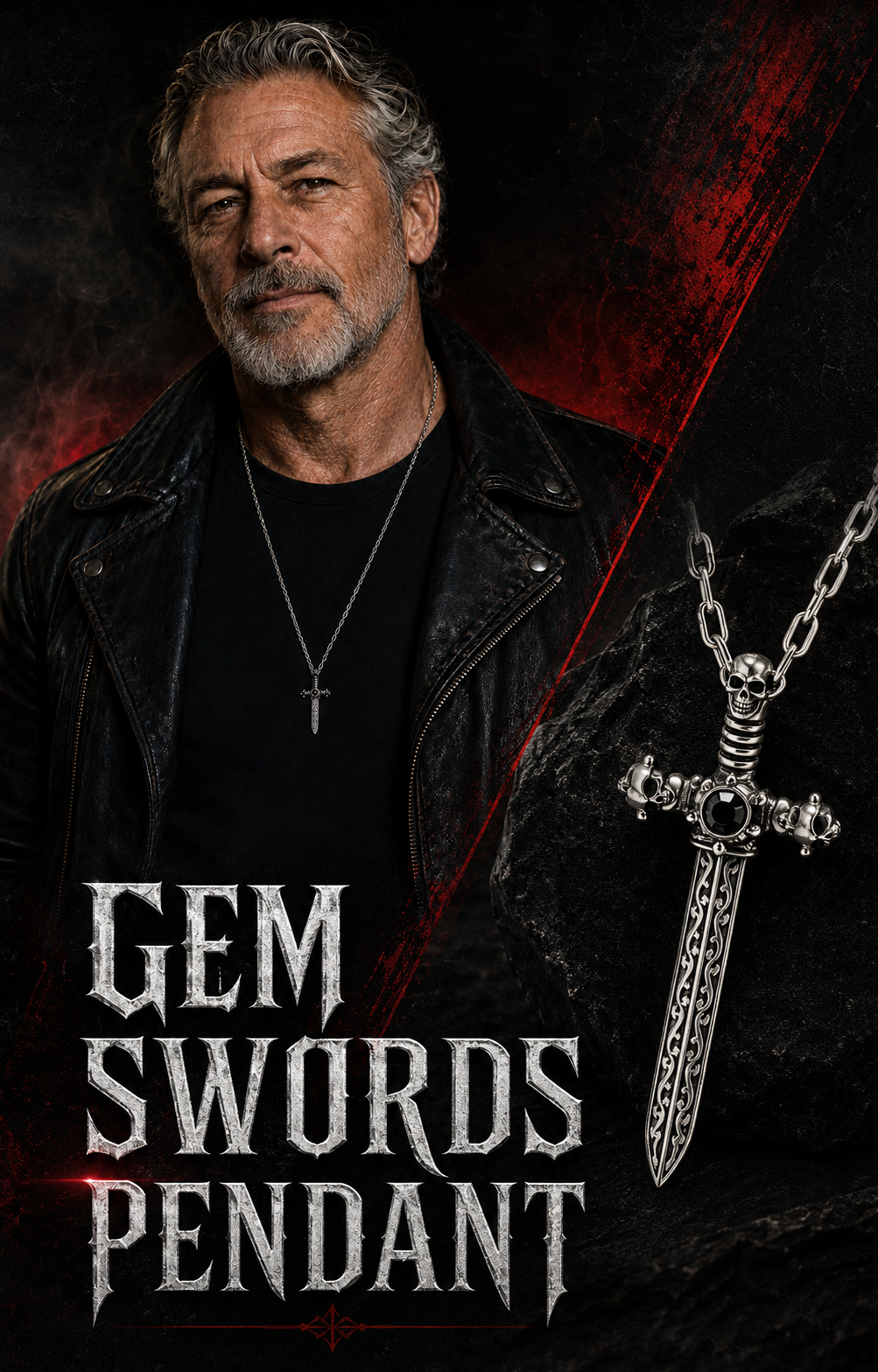 GEM SWORD PENDANT