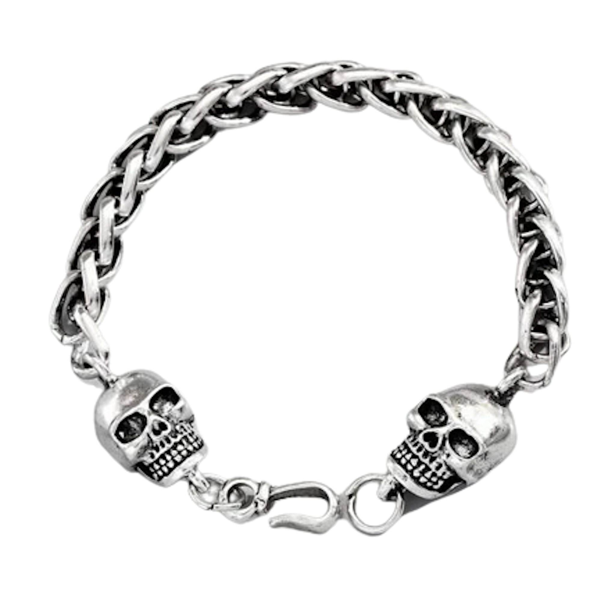 DOUBLE MR BONES CHAIN BRACELET