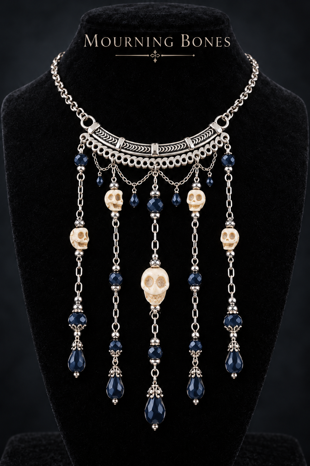MR. BONES WATERFALL NECKLACE