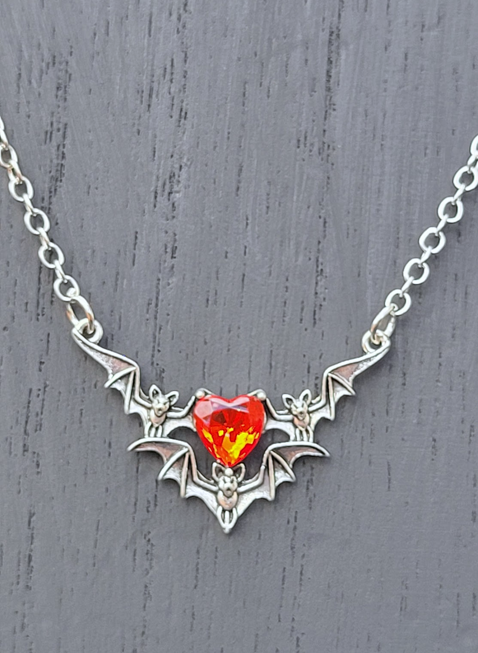 LOVE BATS NECKLACE