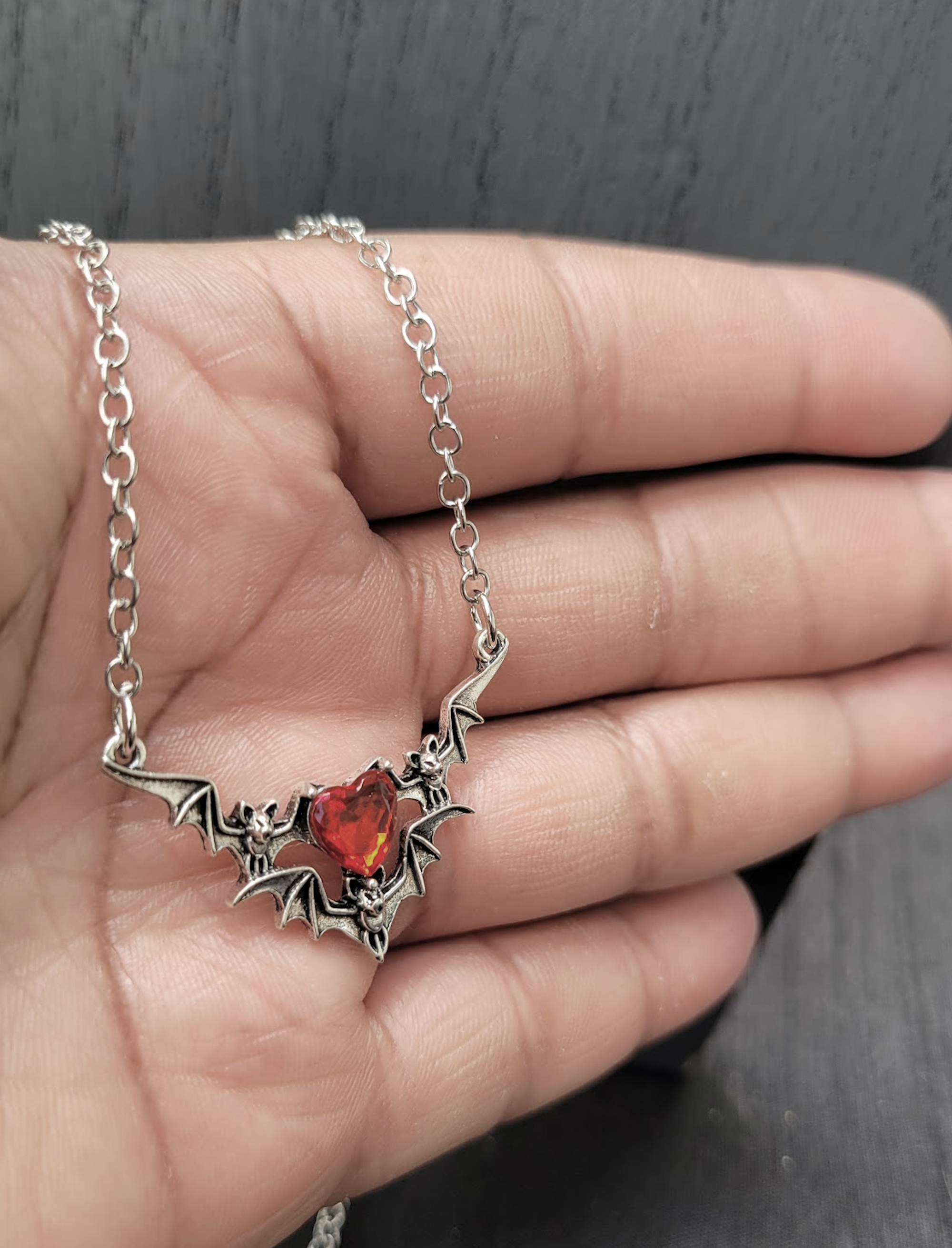 LOVE BATS NECKLACE