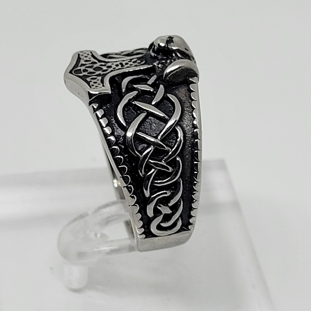 MJOLNIR SIGNET RING SZ 11