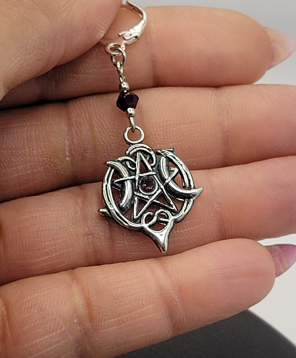 TRIPLE MOON DANGLE