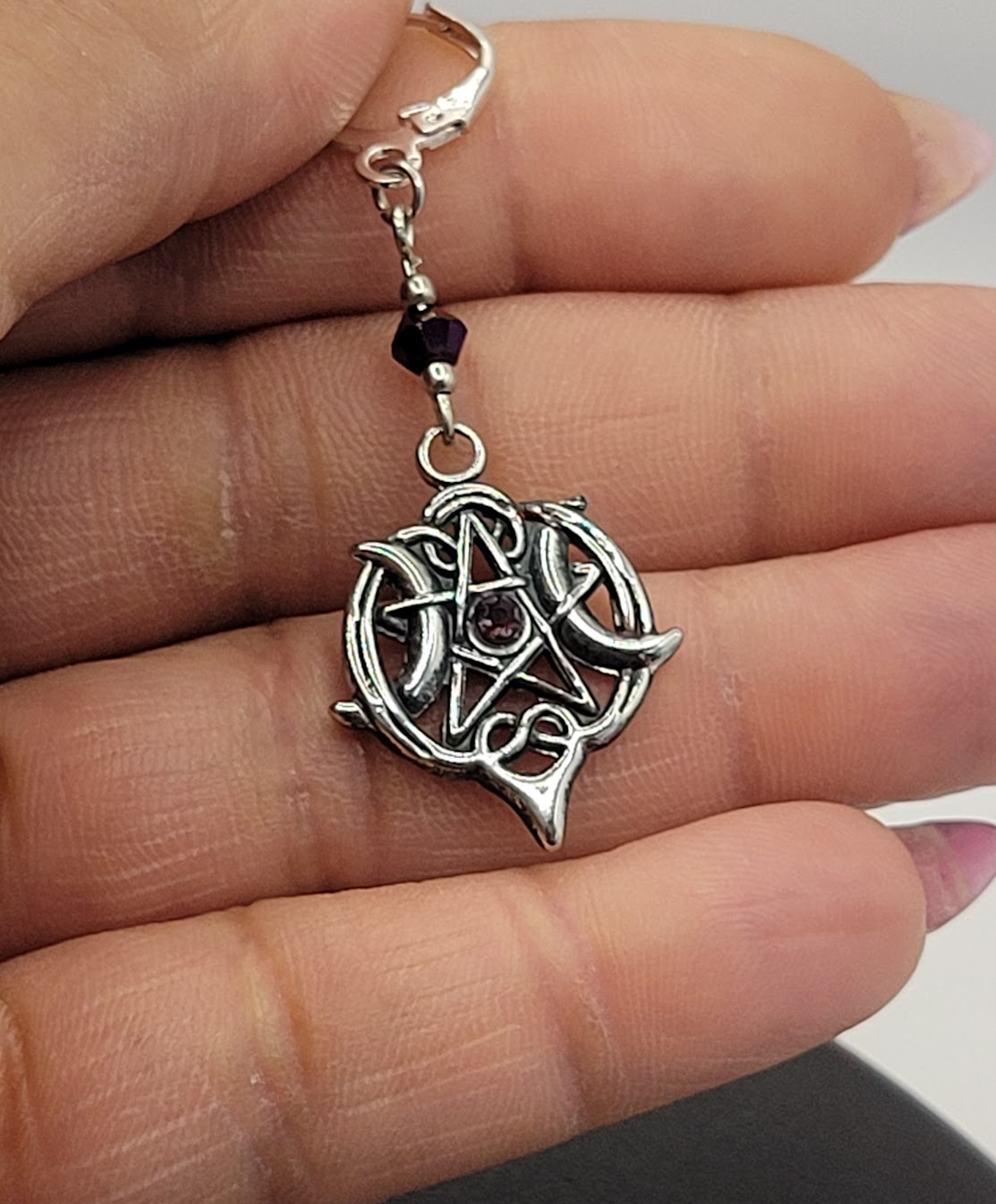 TRIPLE MOON DANGLE