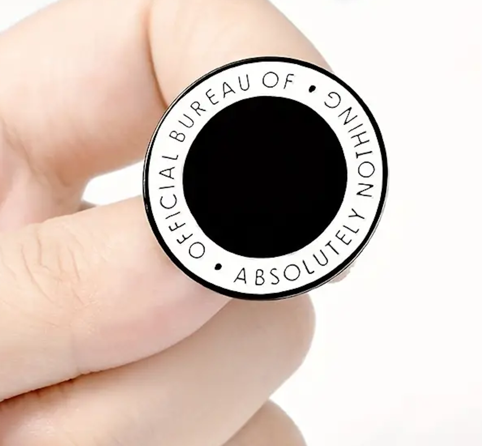 Bureau of Absolutely Nothing Pin
