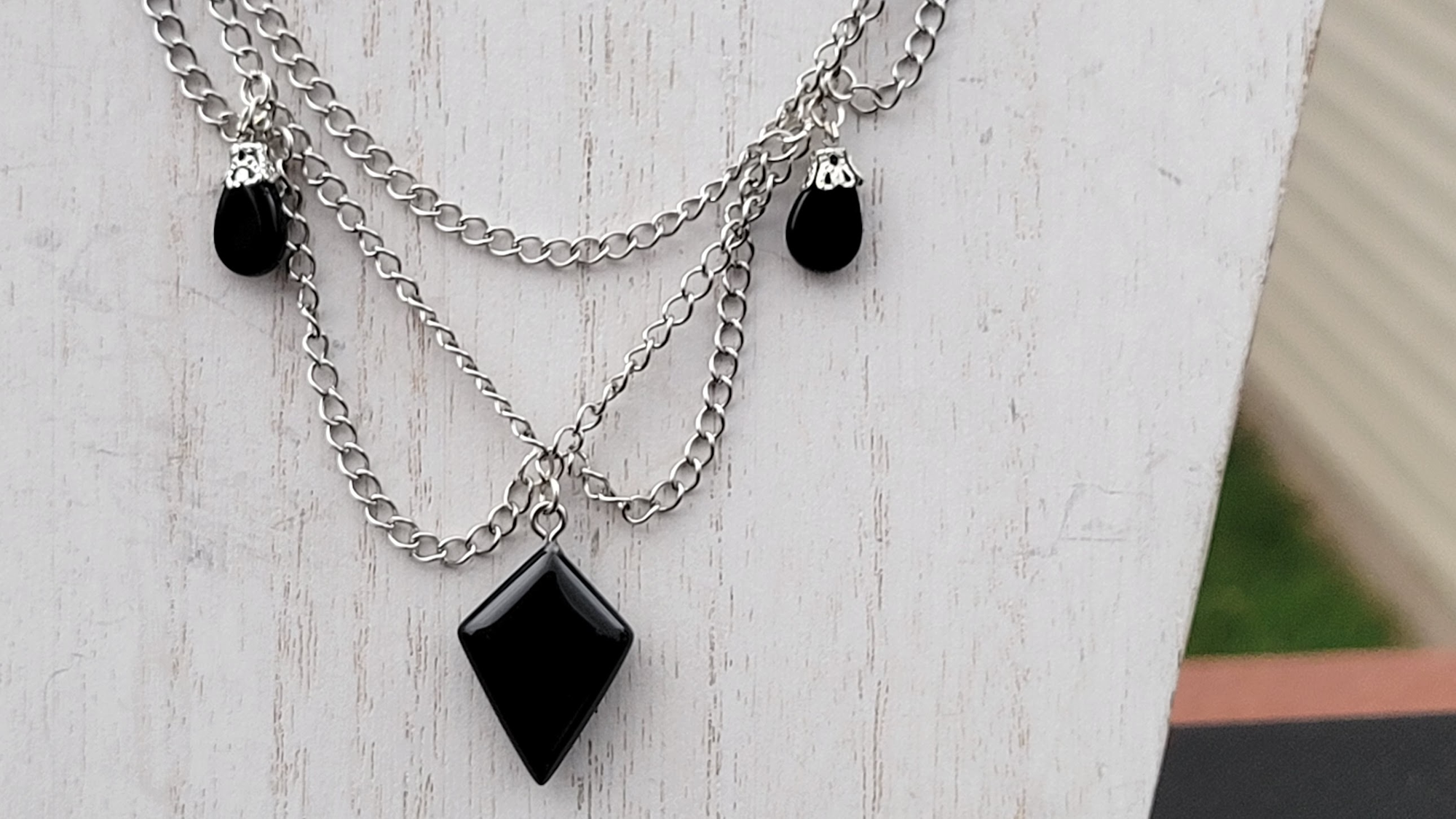 Gemstone Chandelier Necklace
