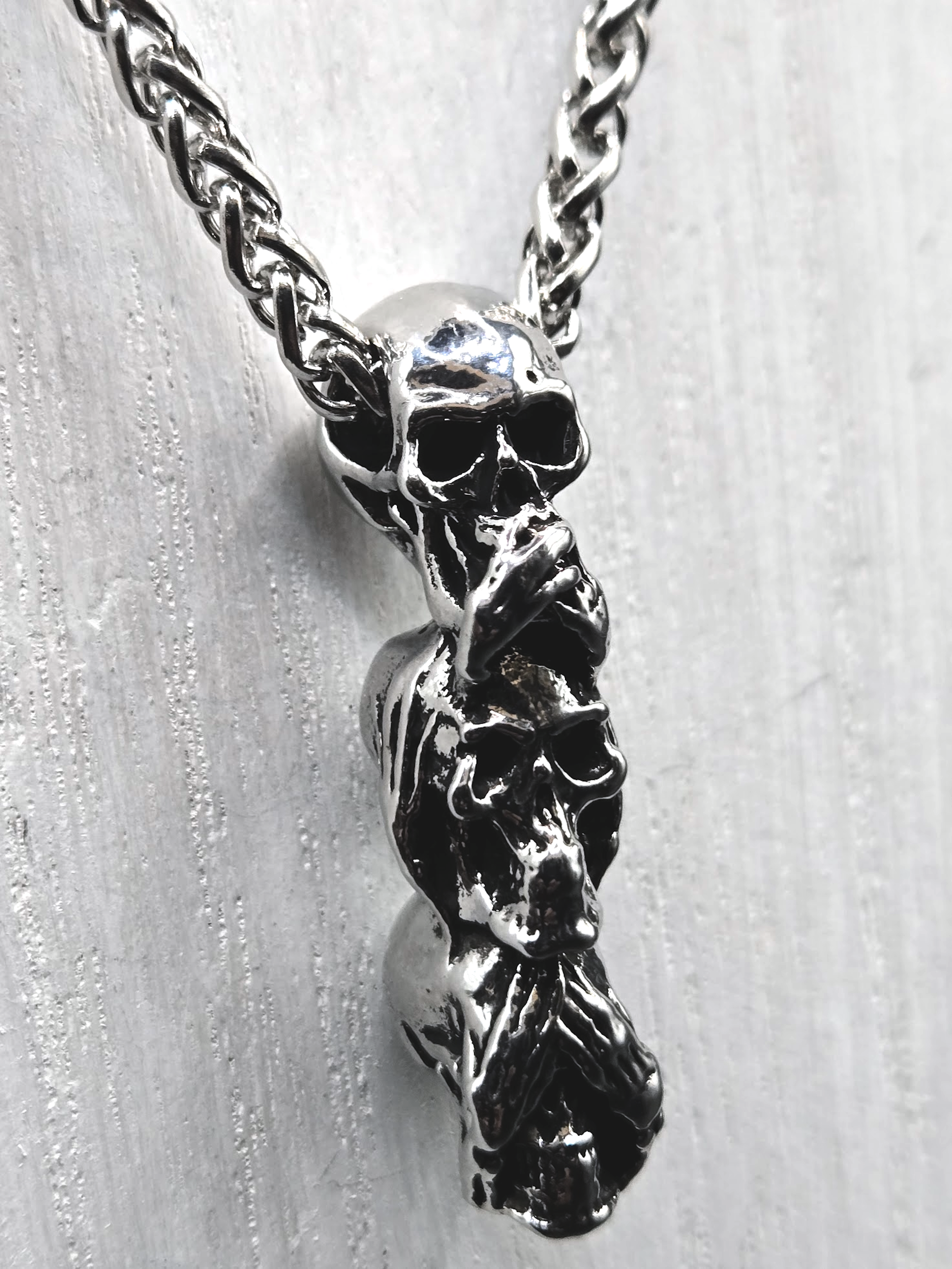 MR. BONES SAY HEAR SEE NO EVIL PENDANT