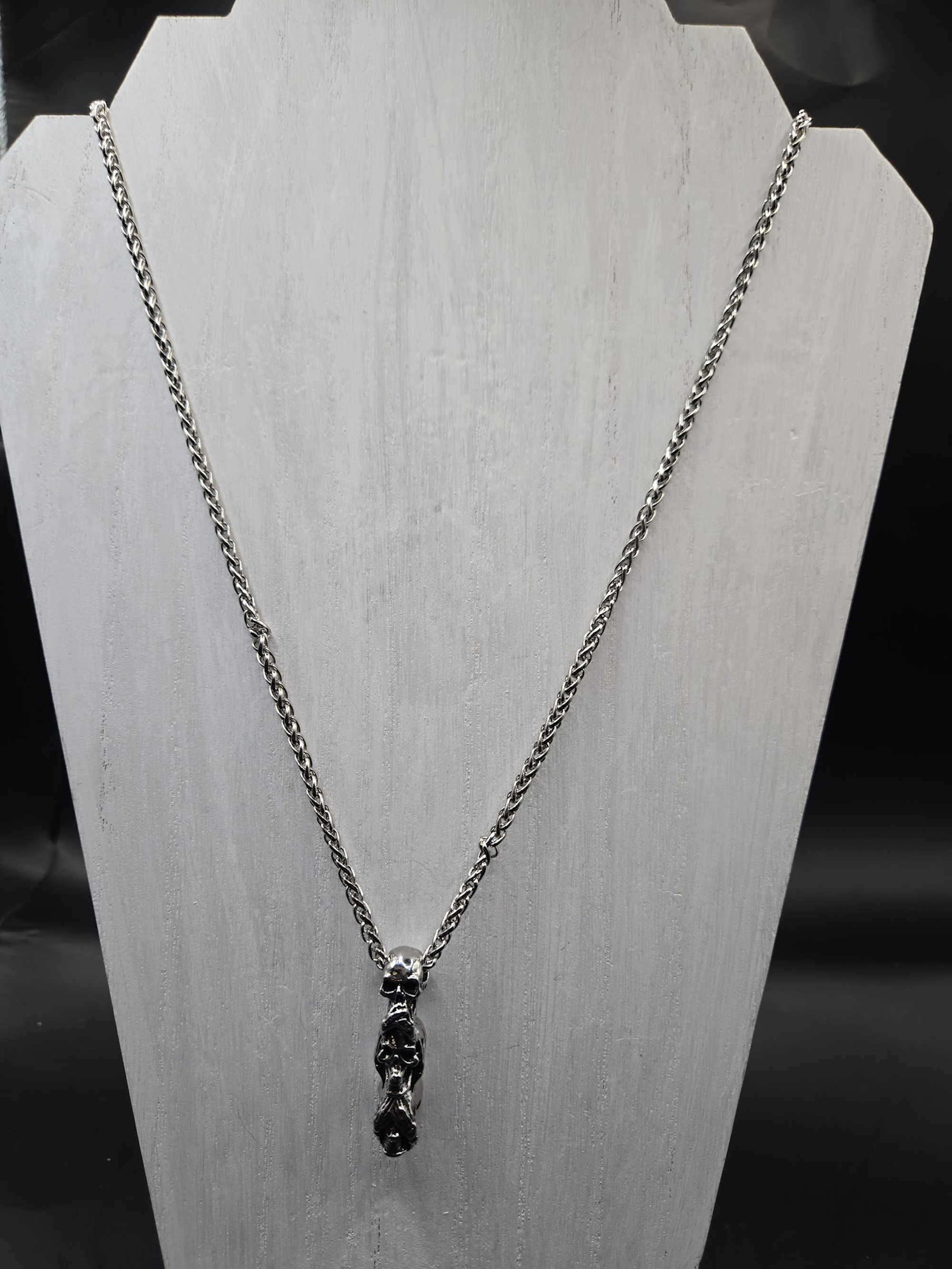 MR. BONES SAY HEAR SEE NO EVIL PENDANT