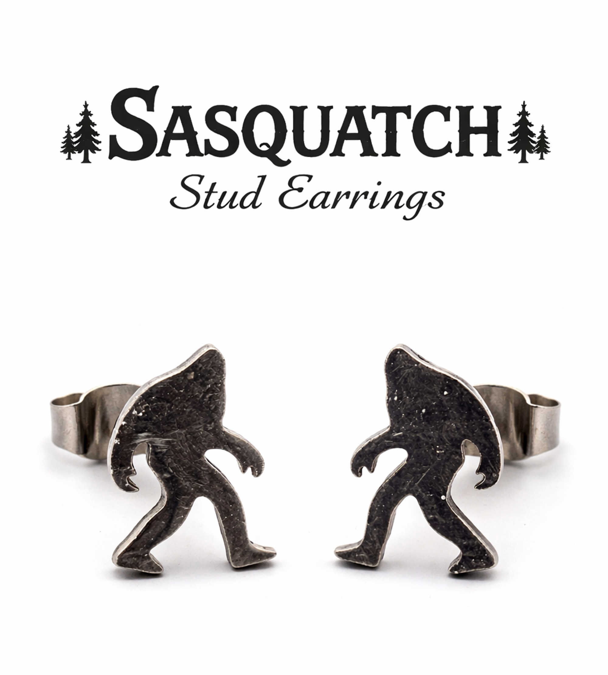 SASQUATCH STUD EARRINGS