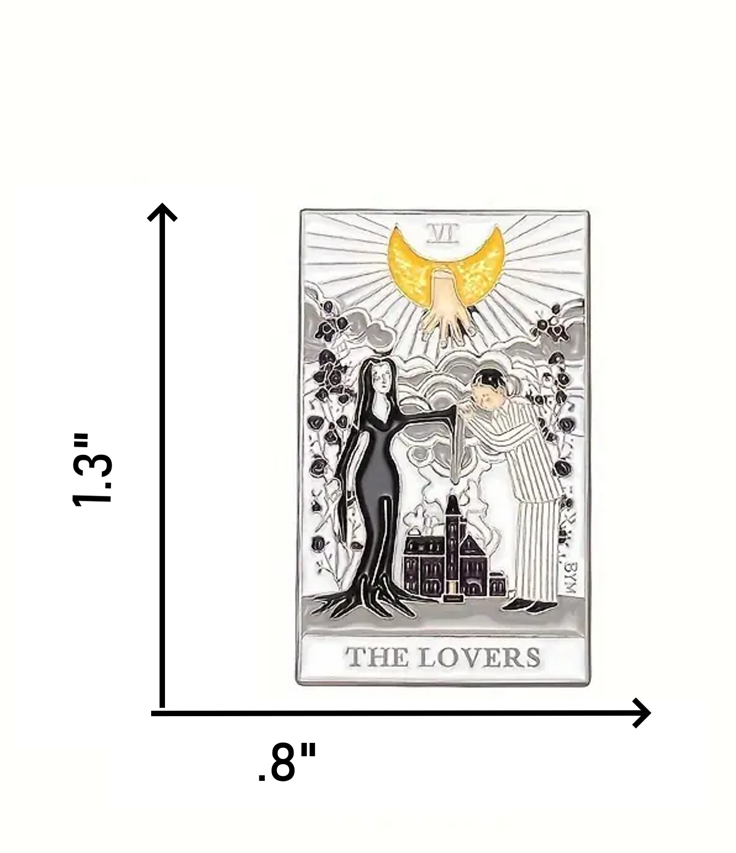 THE LOVERS LAPEL PIN