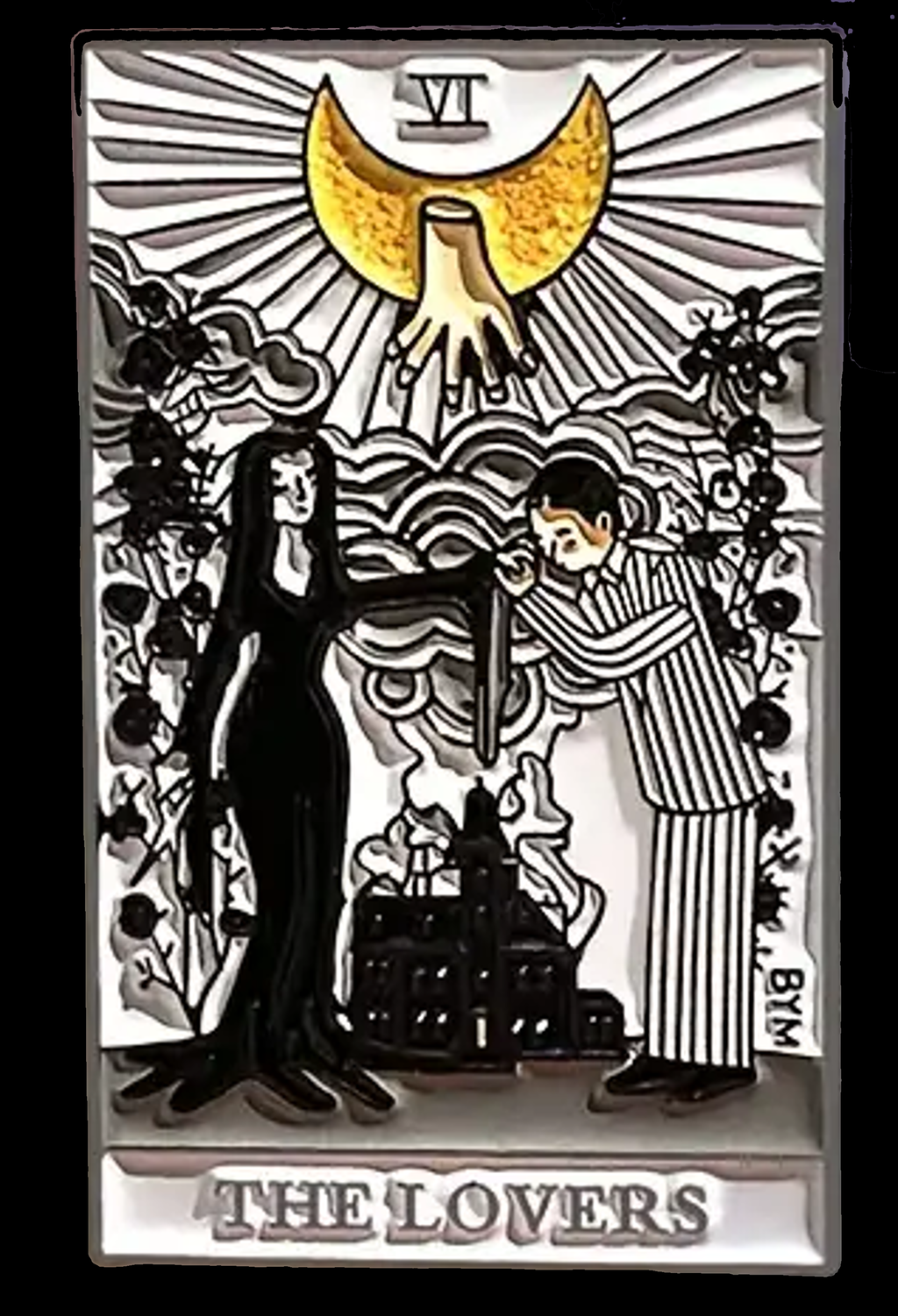 THE LOVERS LAPEL PIN