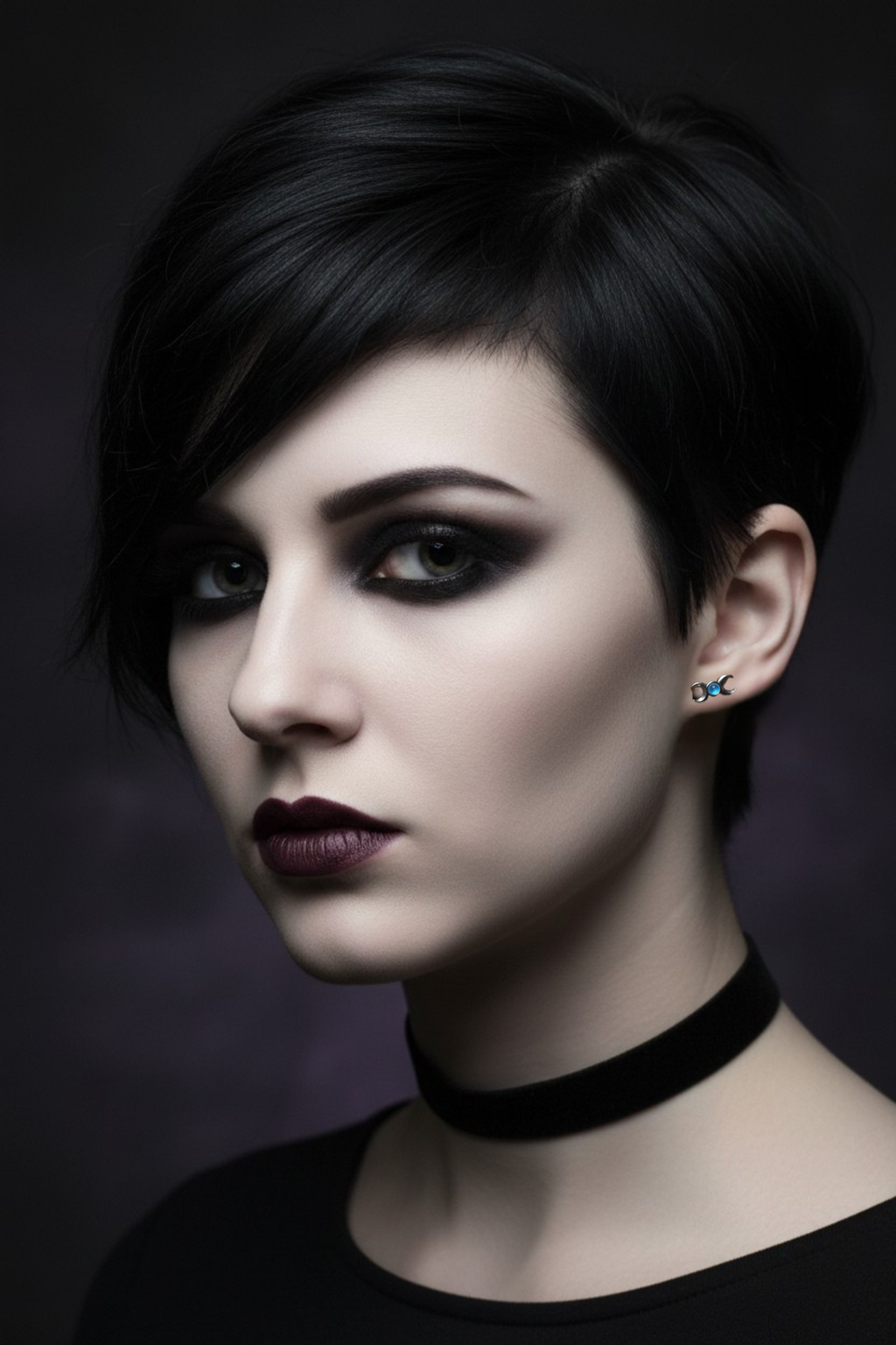 TRIPLE MOON STUD EARRING COLLECTION