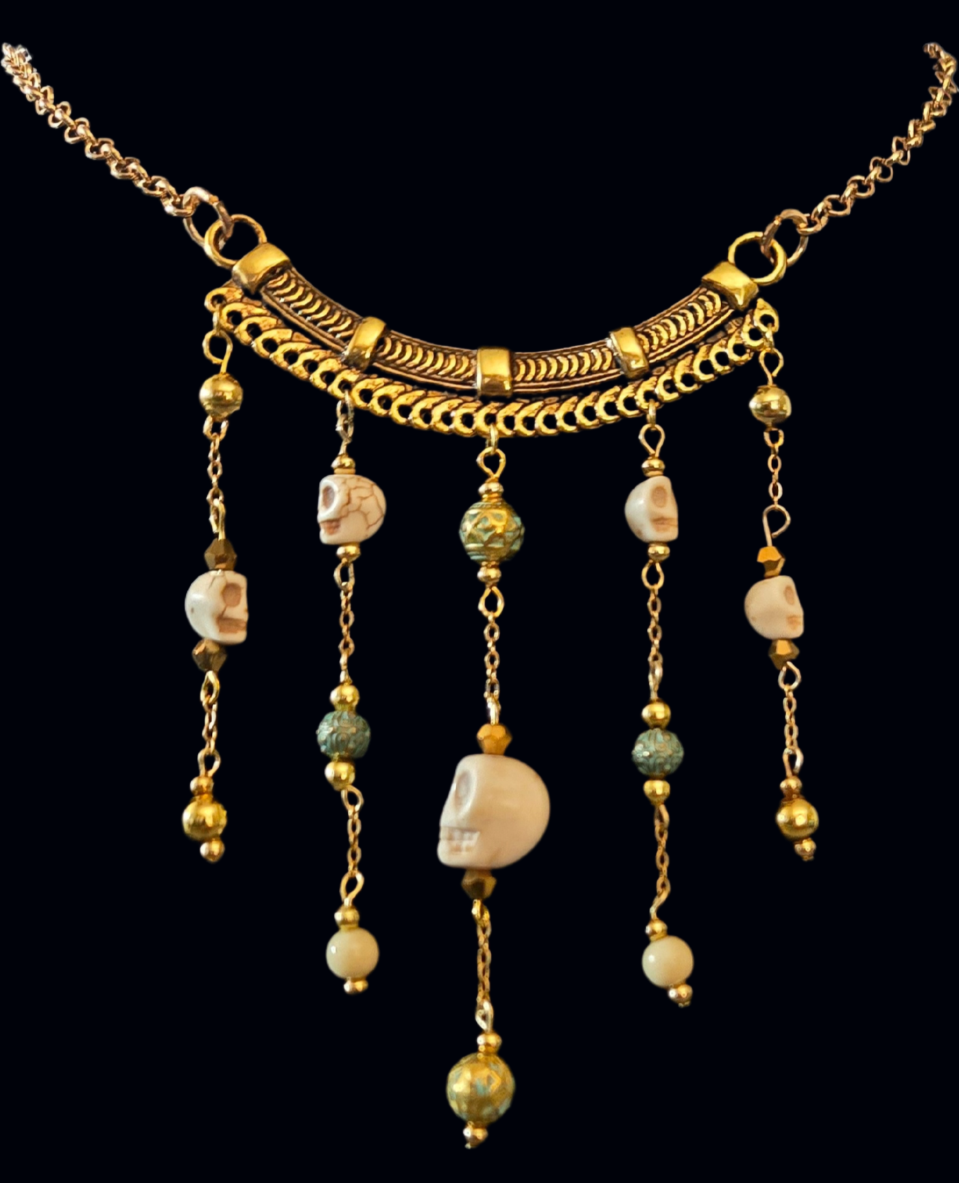 MR. BONES WATERFALL NECKLACE