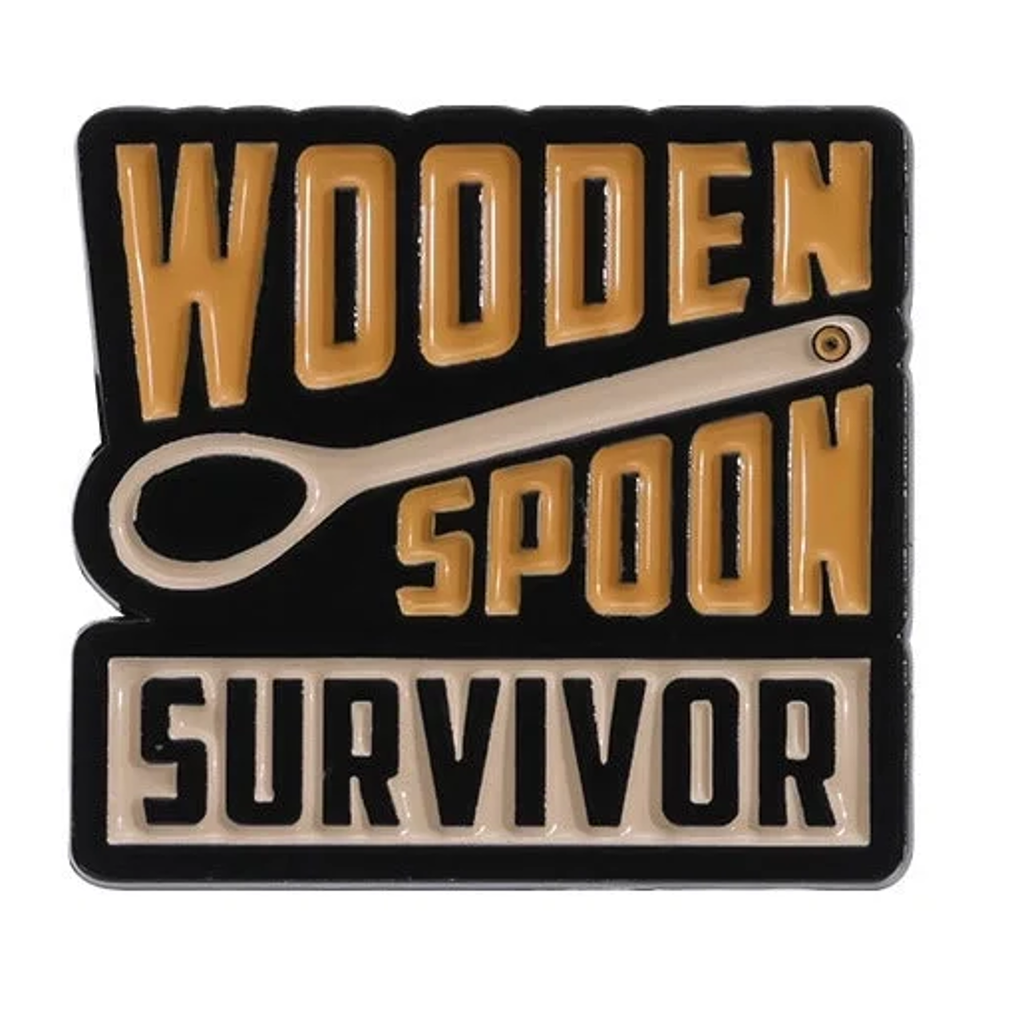 WOODEN SPOON SURVIVOR PIN