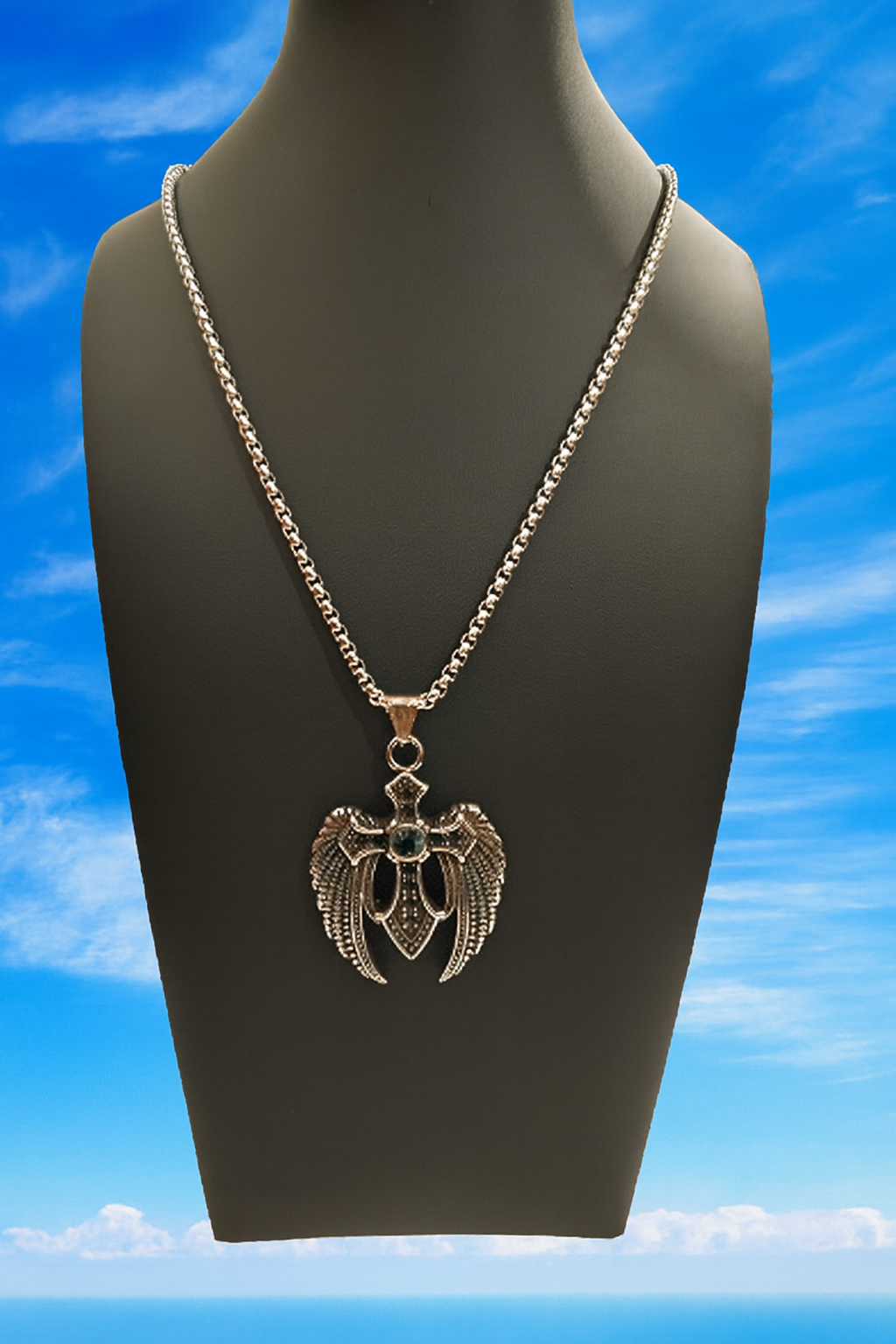 WINGED CROSS PENDANT