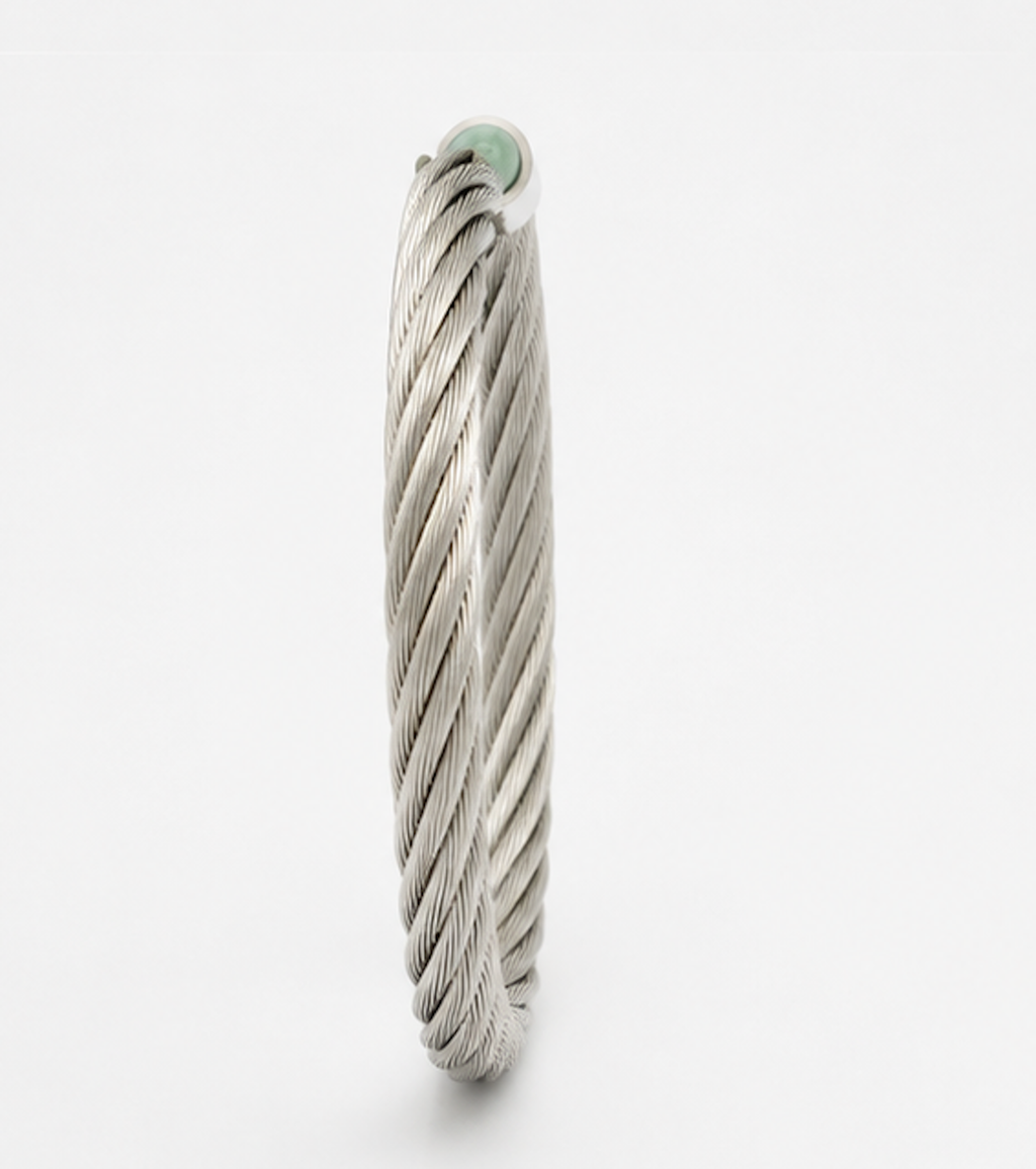 AVENTURINE TWIST BANGLE