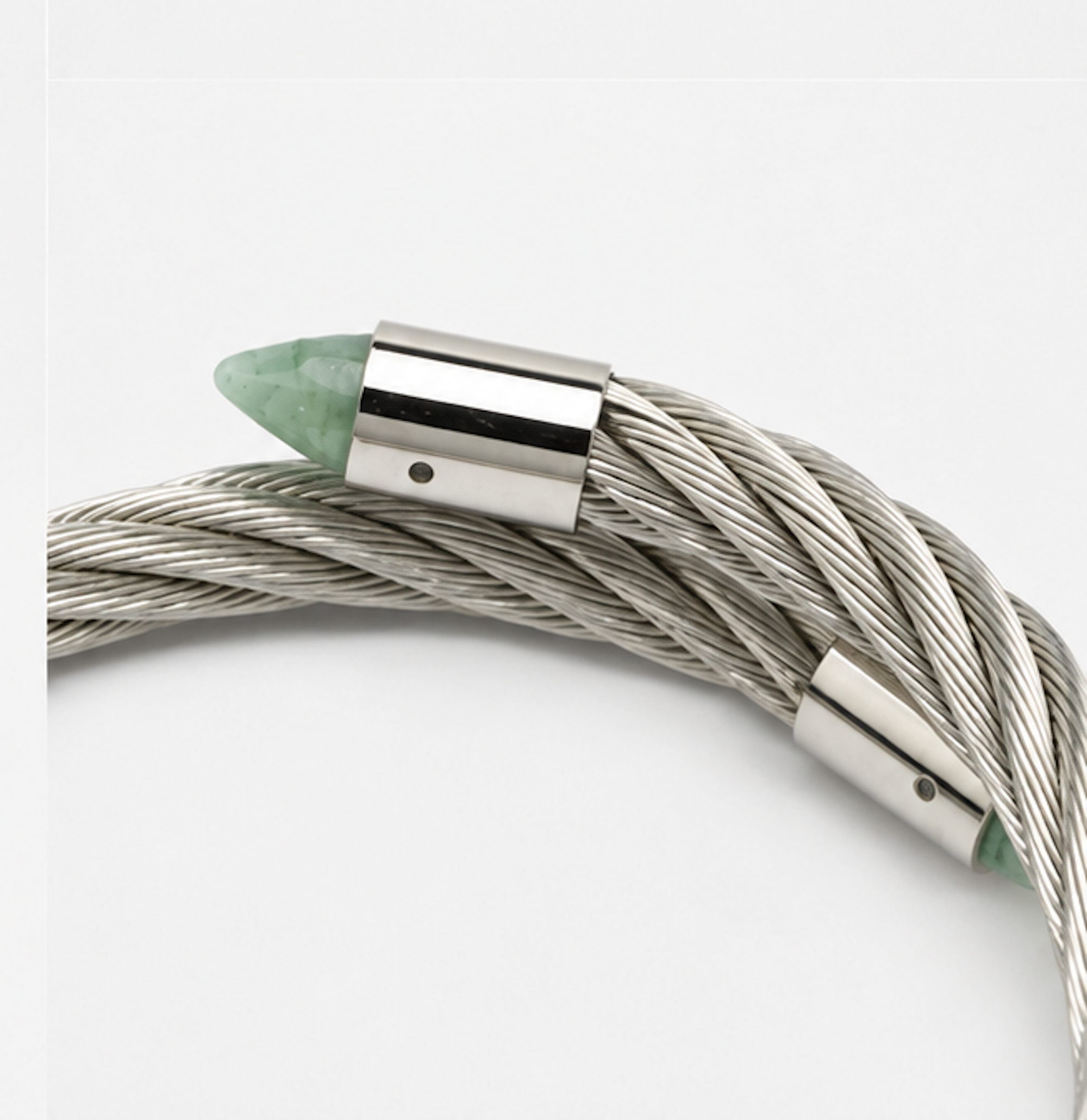 AVENTURINE TWIST BANGLE
