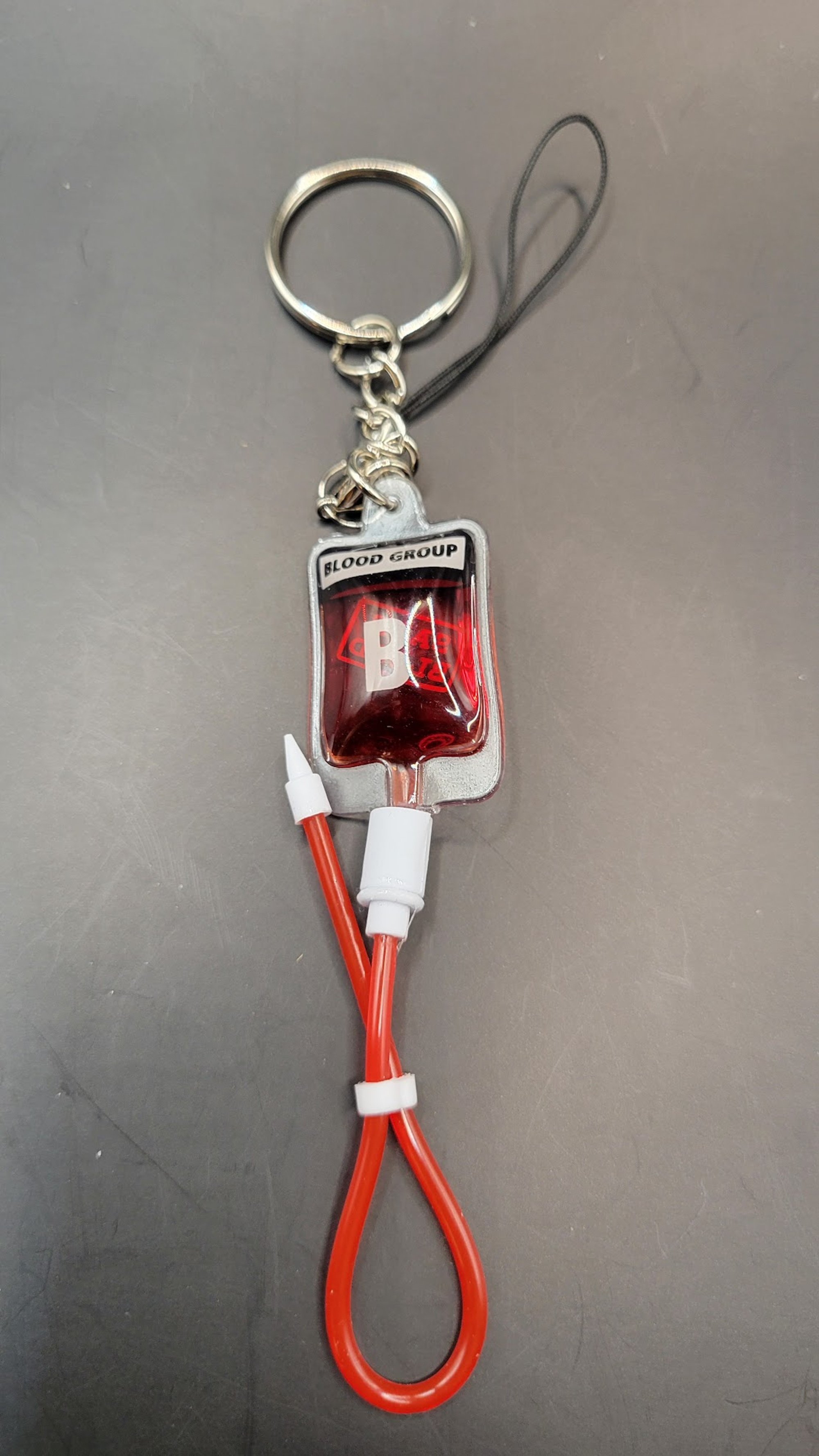 Blood Bag Key Chain