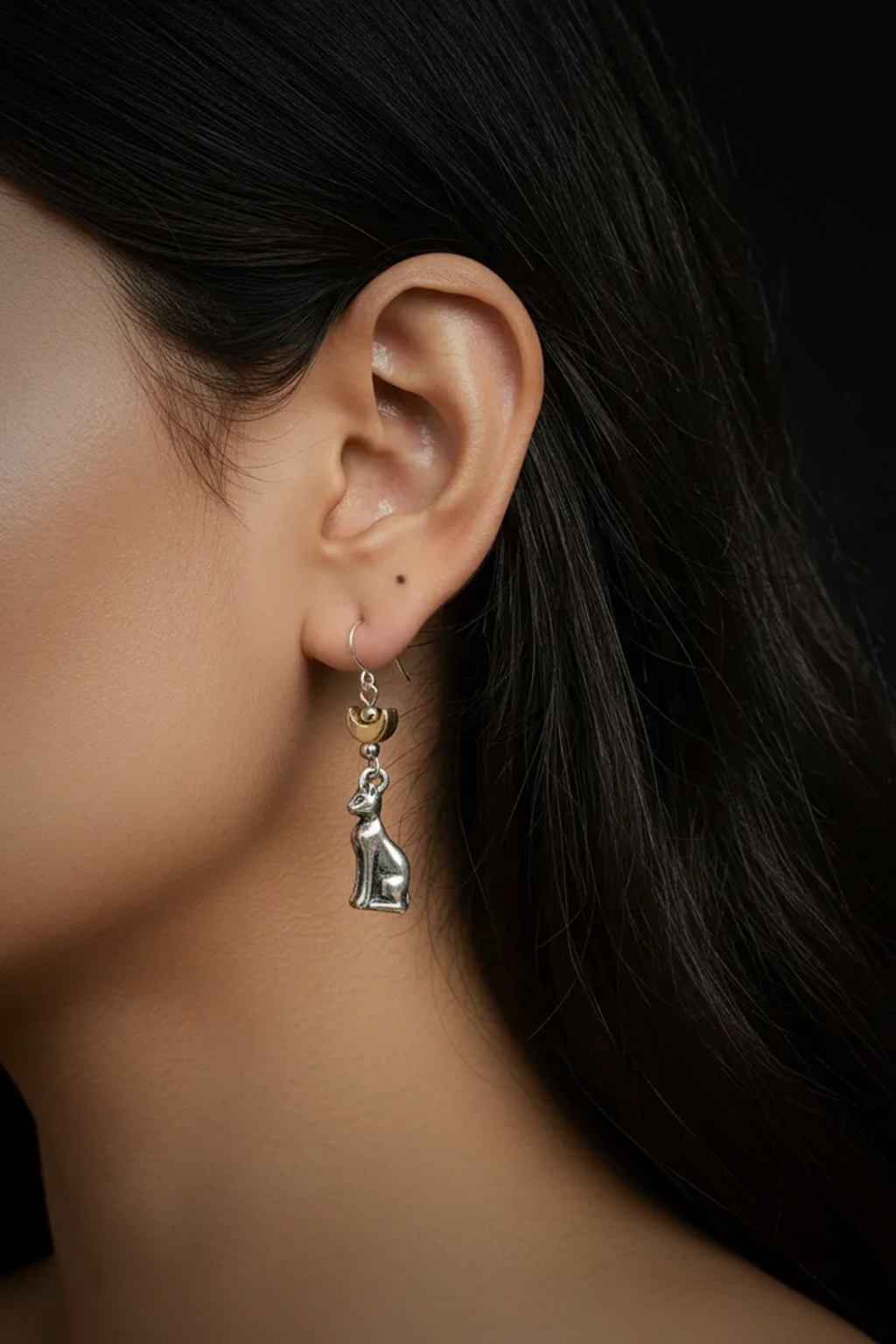 BAST DANGLE EARRINGS