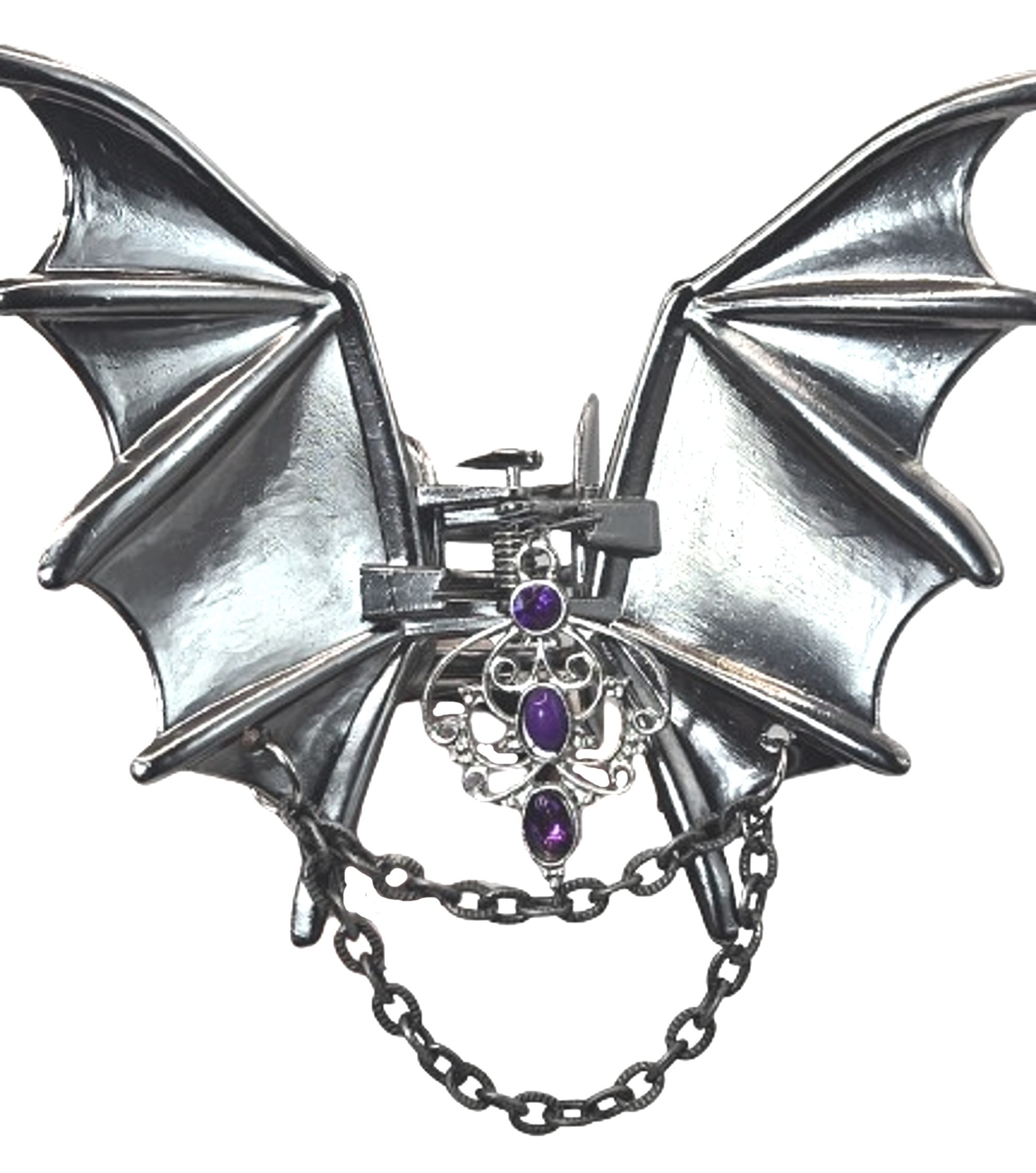 BAT WING GEM HAIR GRIP